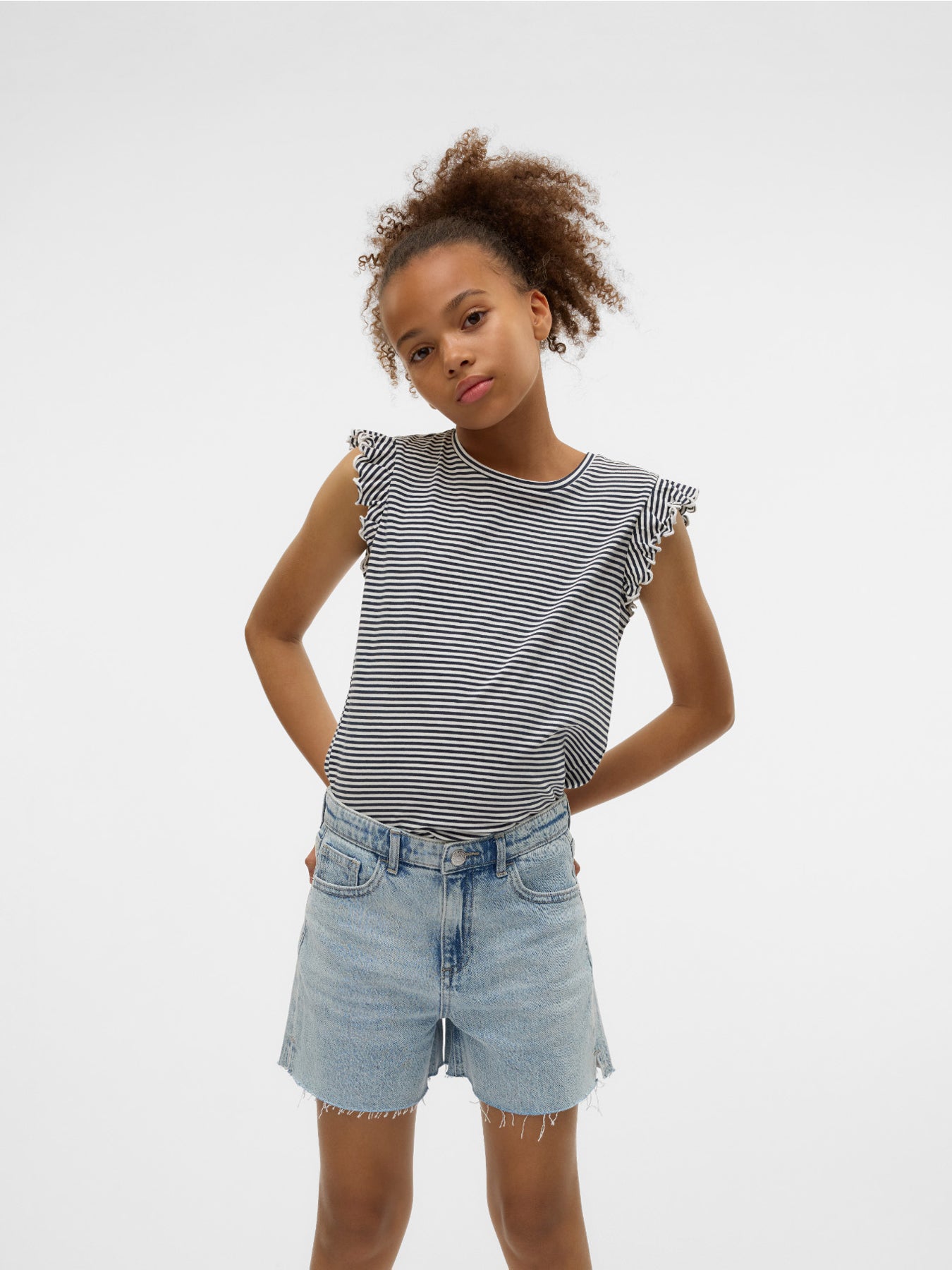 Leila Top Navy Blazer