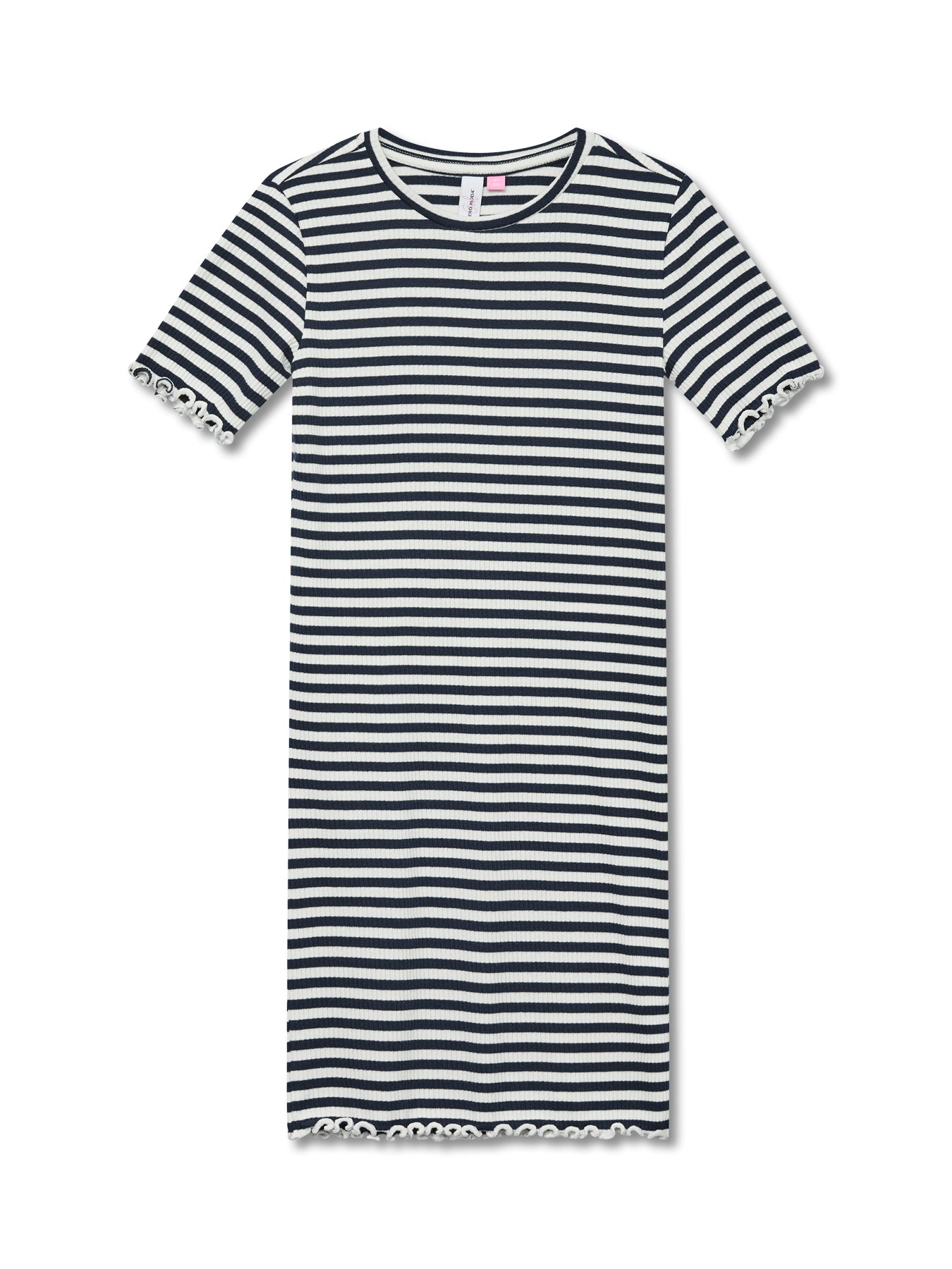 Short Sleeve Striped Dress