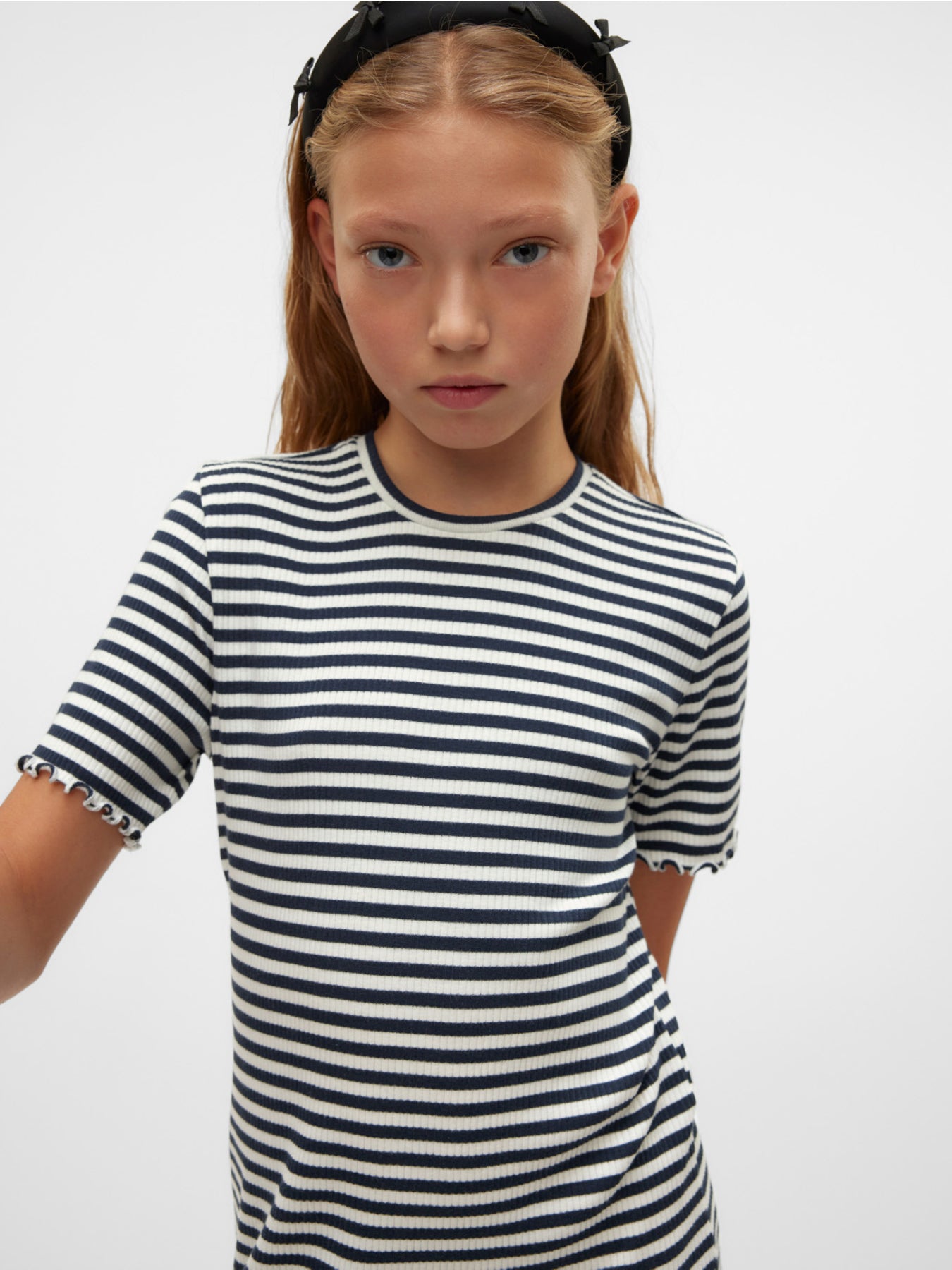 Short Sleeve Striped Dress