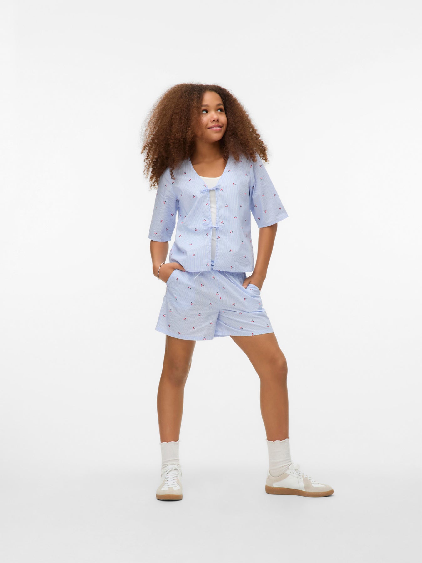 Tie Front Cherry Top