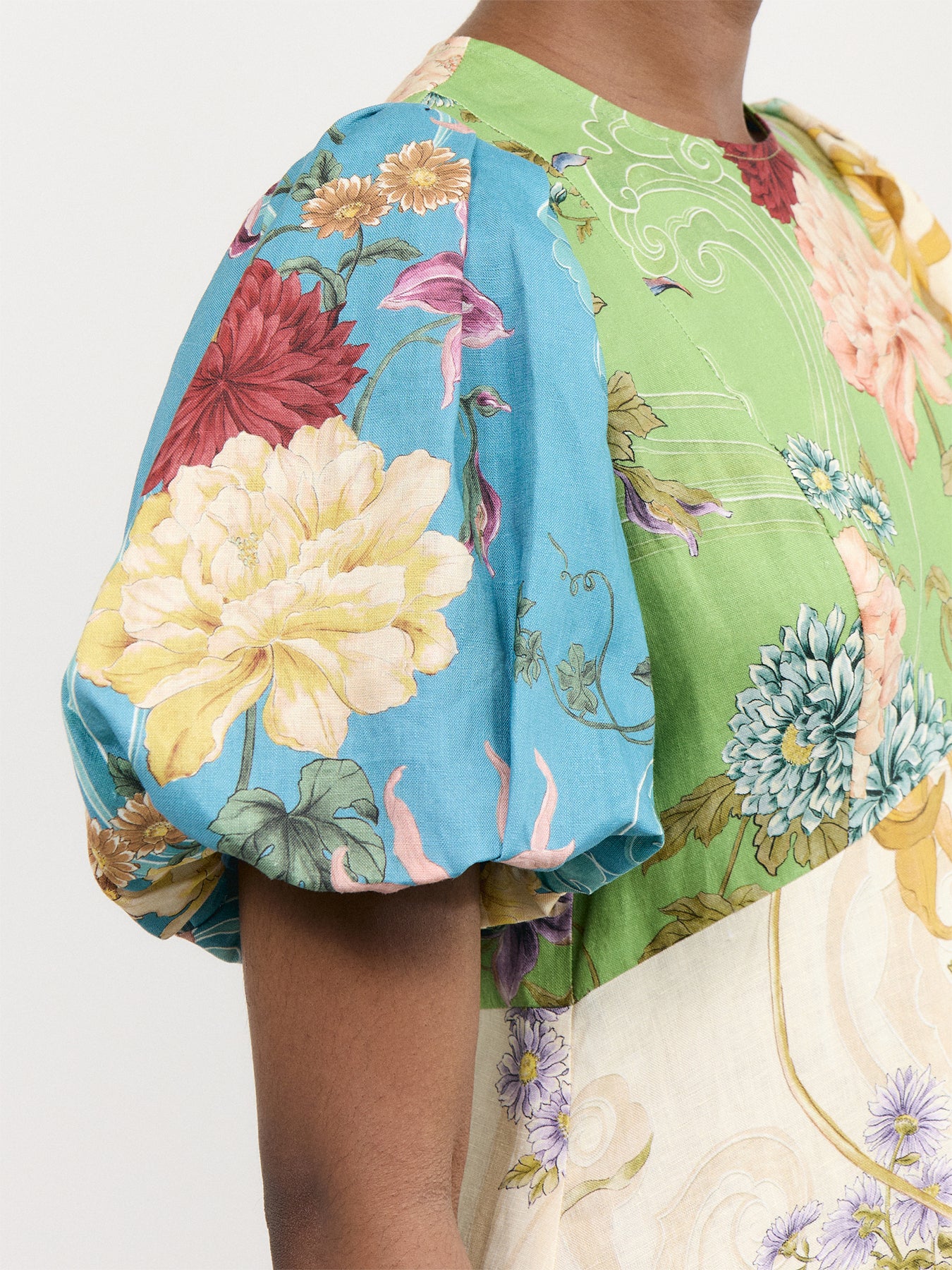 Avery Spliced Midi Dress