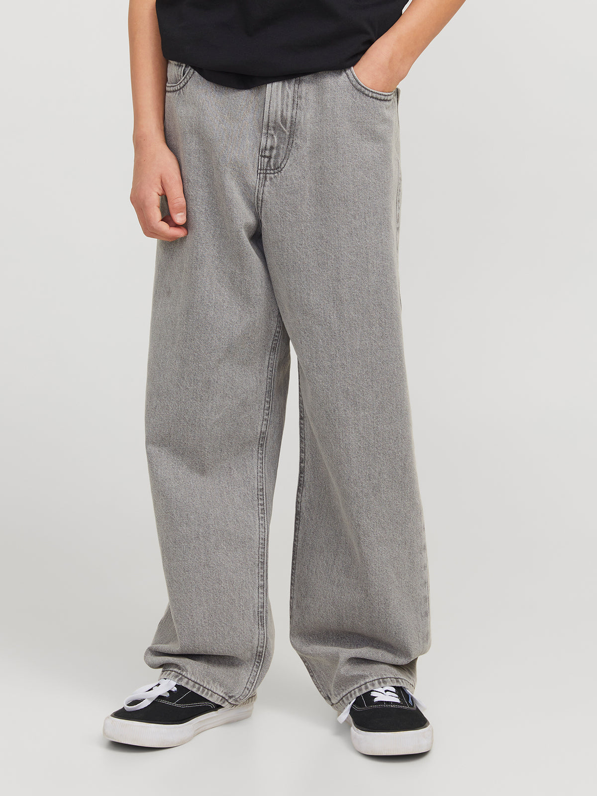 Alex Original Denim Baggy Grey & Blue Relaxed Fit Jeans