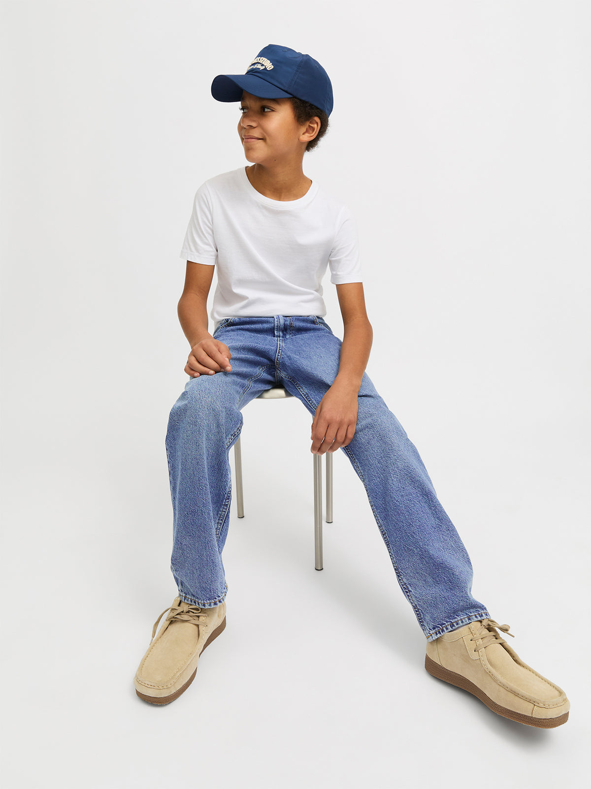 Alex Original Denim Baggy Grey & Blue Relaxed Fit Jeans