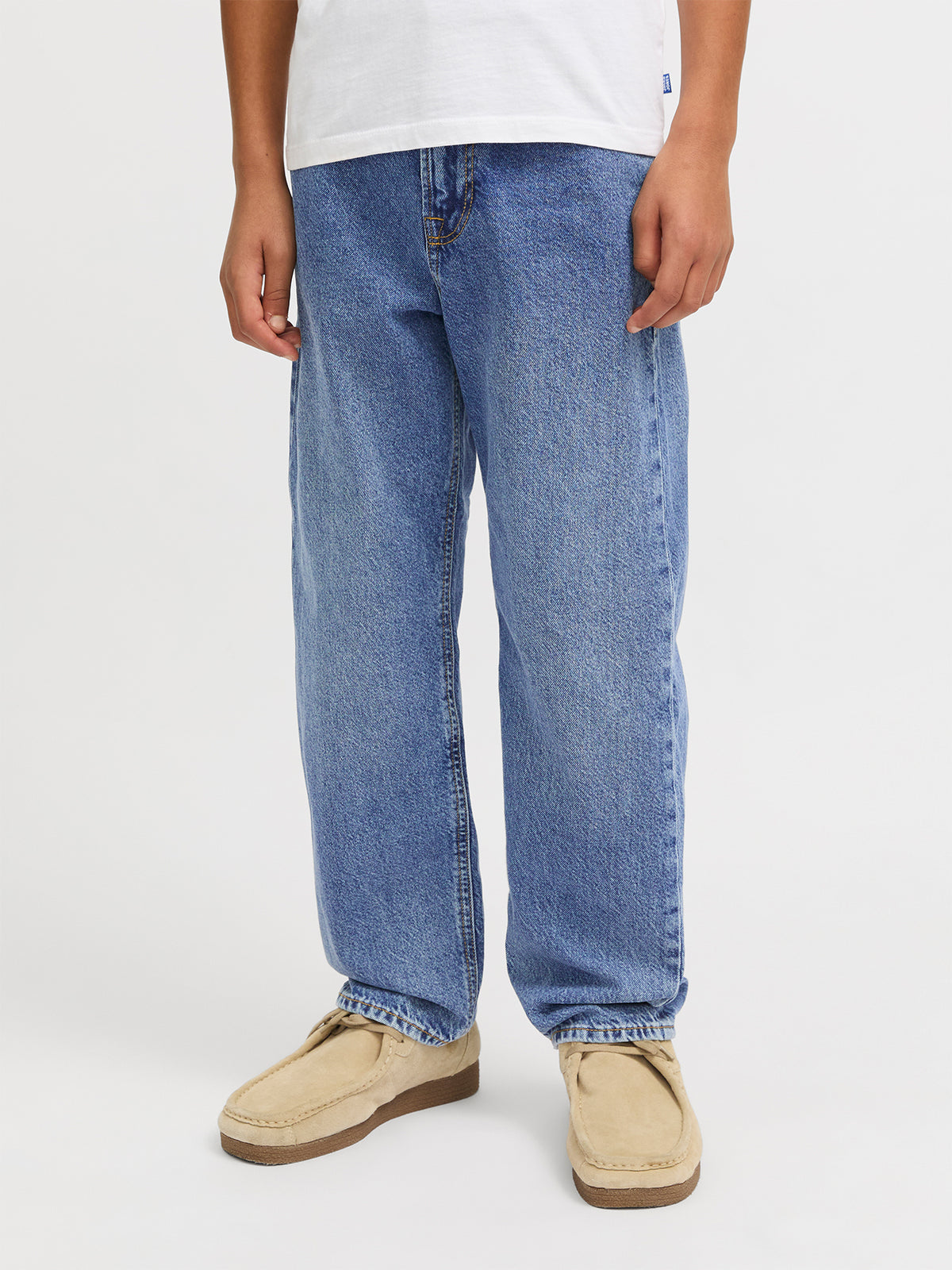 Alex Original Denim Baggy Grey & Blue Relaxed Fit Jeans