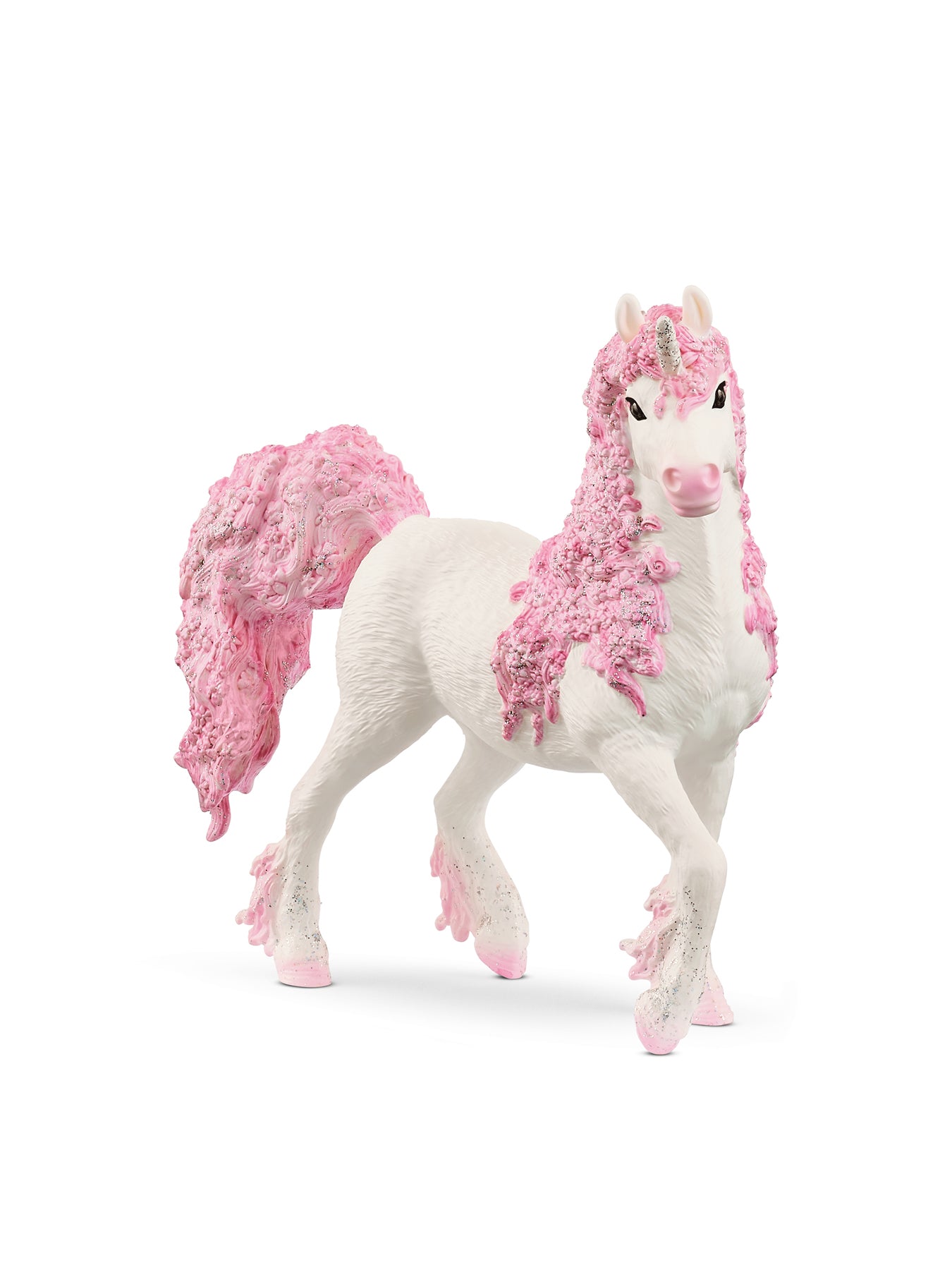 Flower Unicorn Mare Figurine