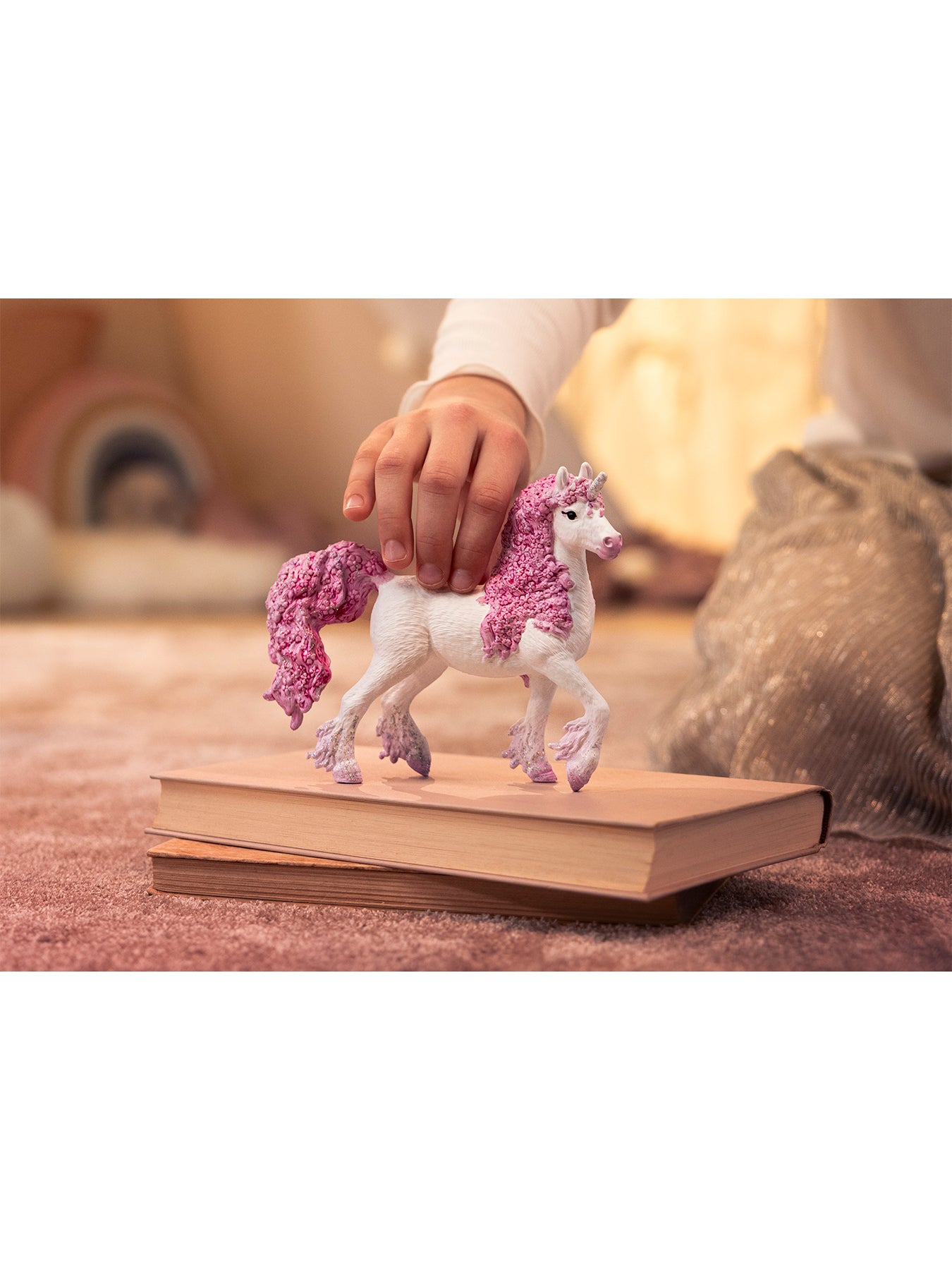 Flower Unicorn Mare Figurine