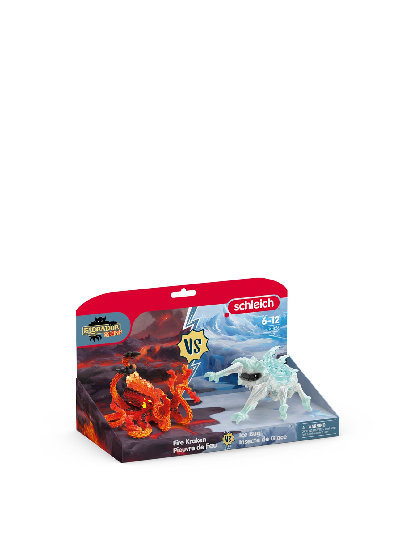 Ice Bug vs. Fire Kraken Battle Set