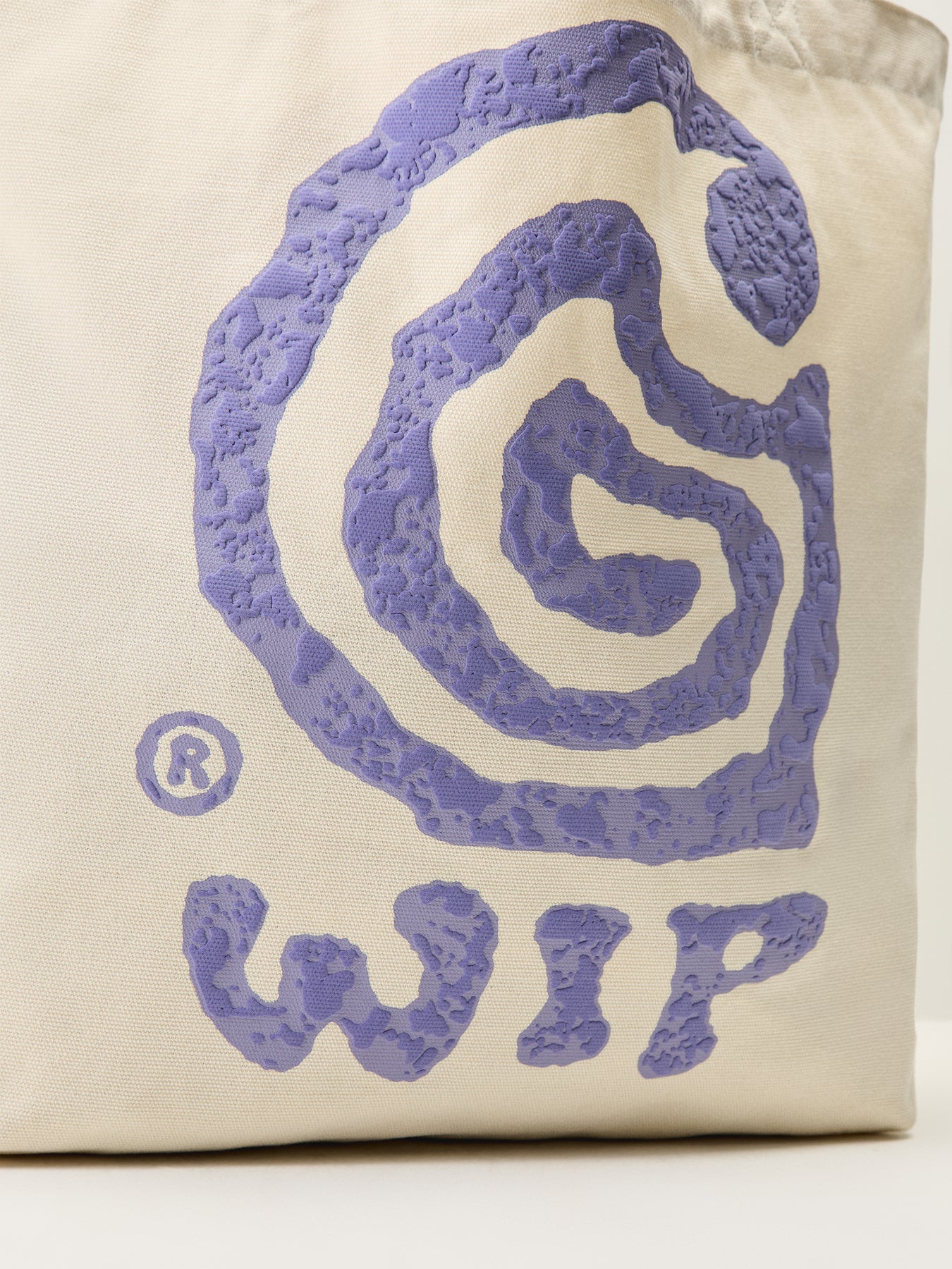 Canvas Graphic Tote Cotton Natural