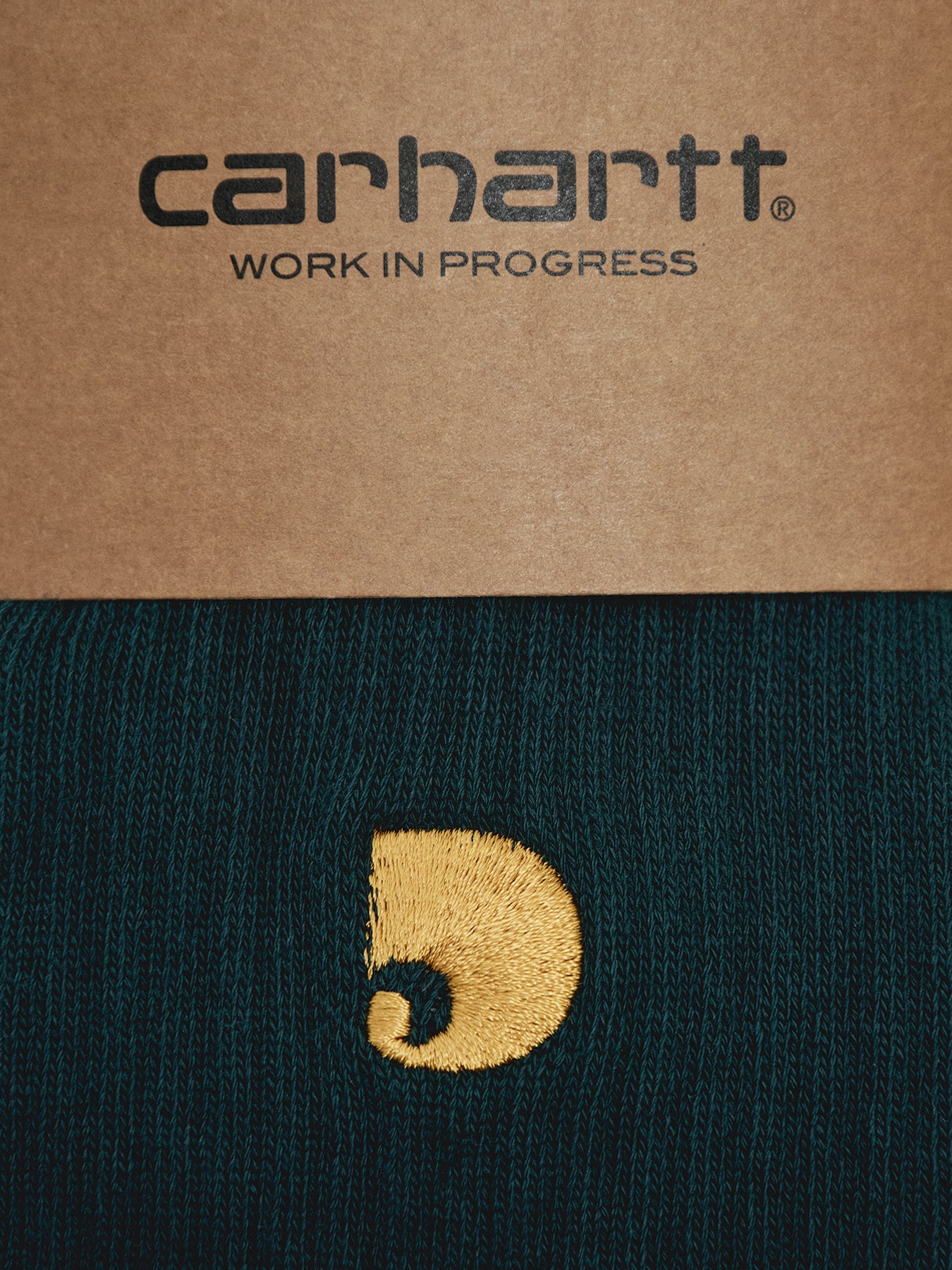 Chase Socks Deep Lagoon with Gold Logo