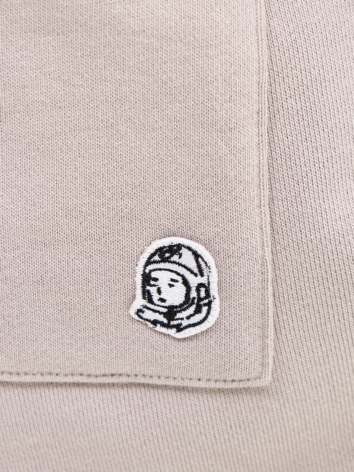 Flat Grey Cotton Small Arch Logo Shorts