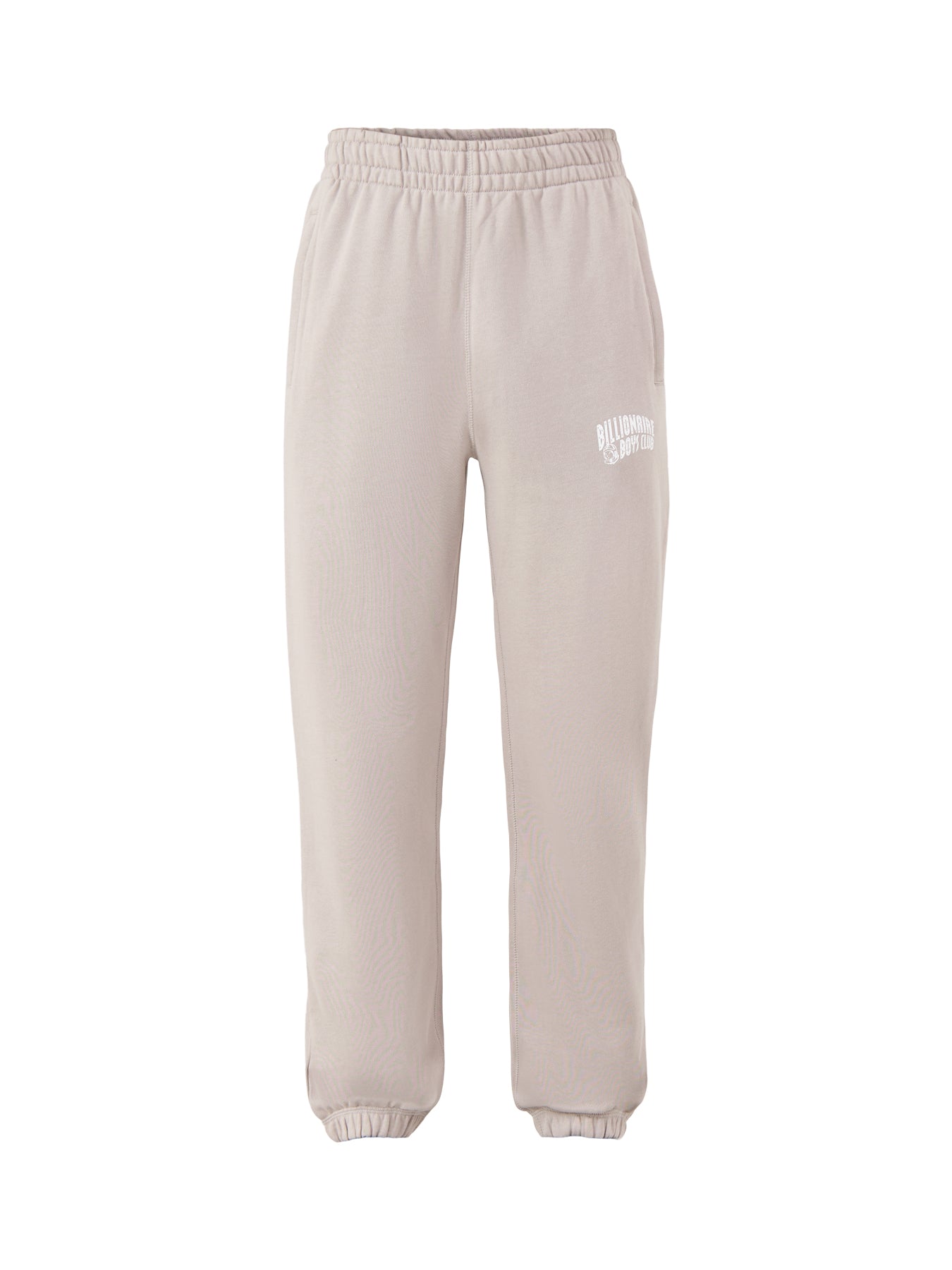 Flat Grey Cotton Small Arch Logo Sweatpants
