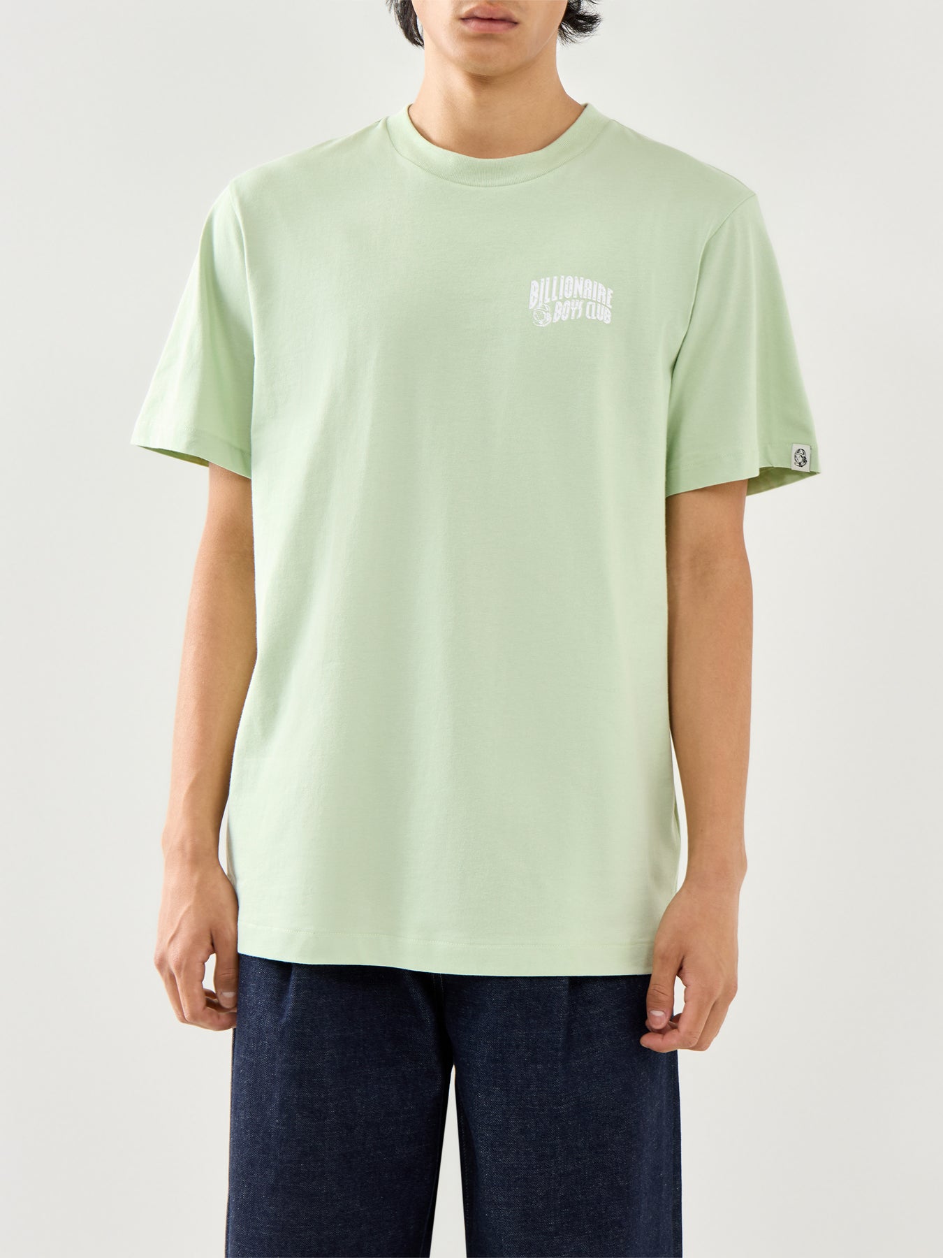 Pistachio Cotton Small Arch Logo T-Shirt