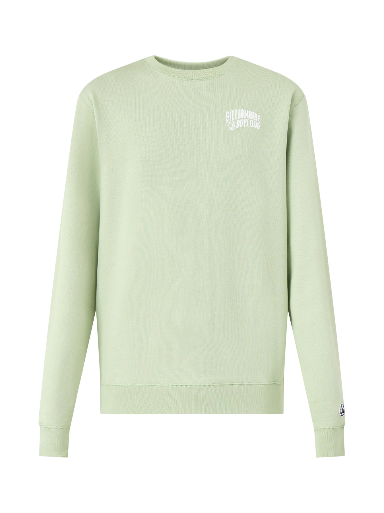 Pistachio Cotton Small Arch Logo Crewneck