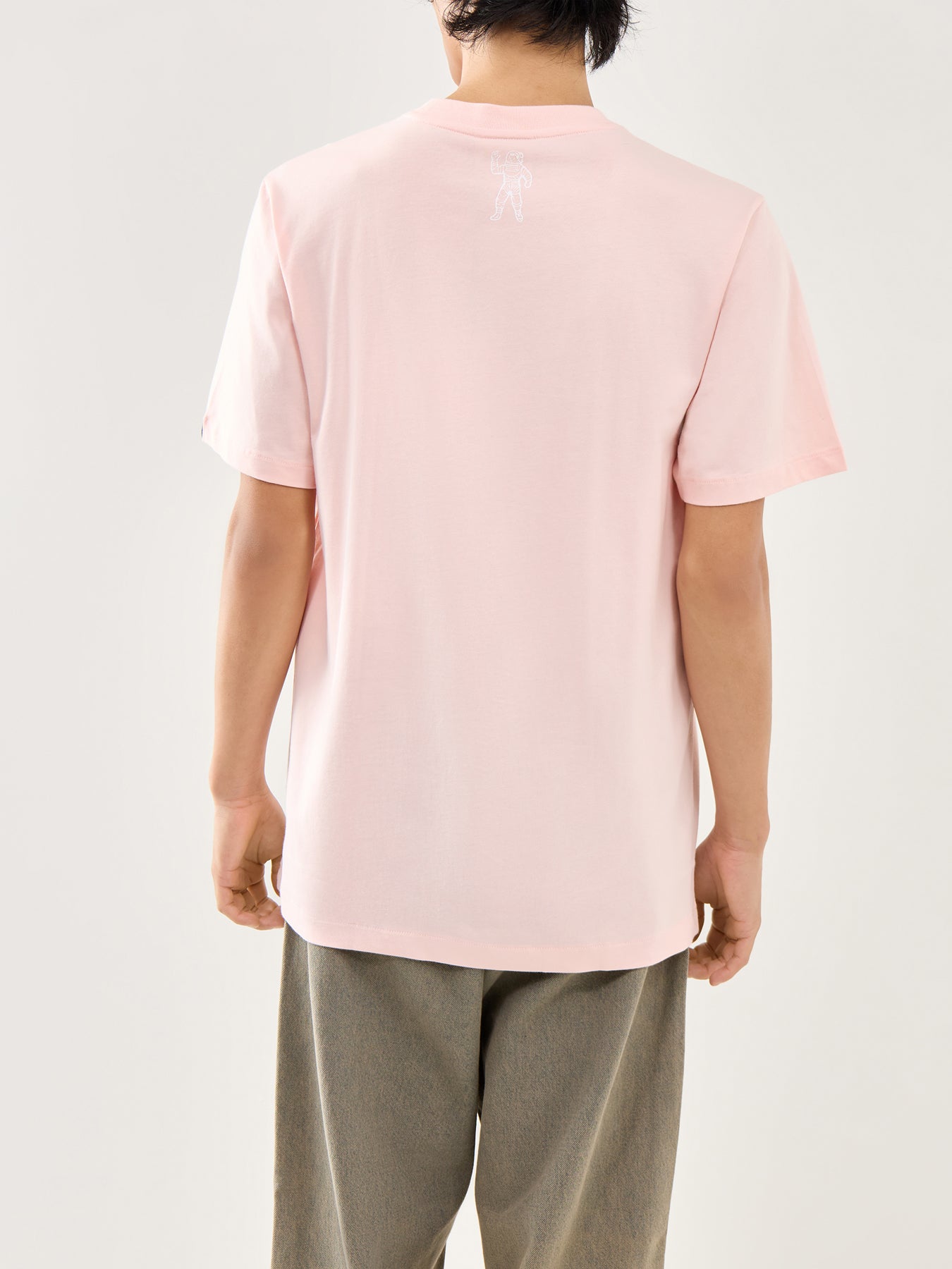 Pink Cotton Small Arch Logo T-Shirt