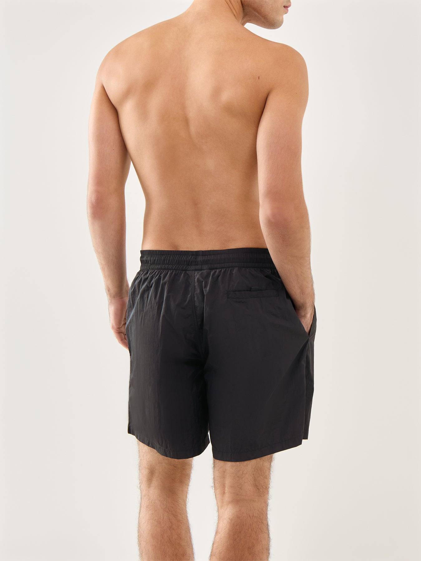 Small Arch Logo Swimshorts Black