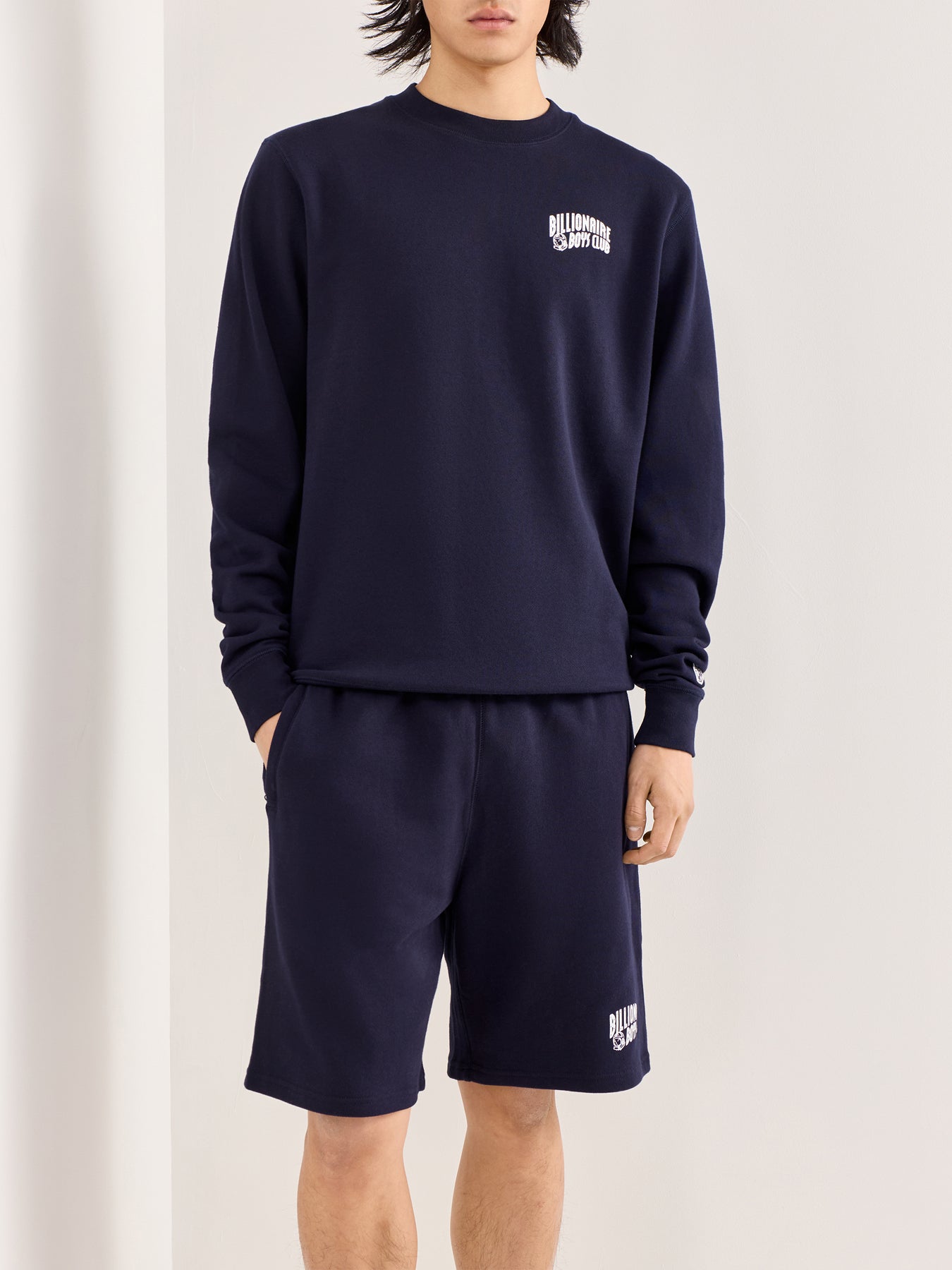 Small Arch Logo Crewneck Navy