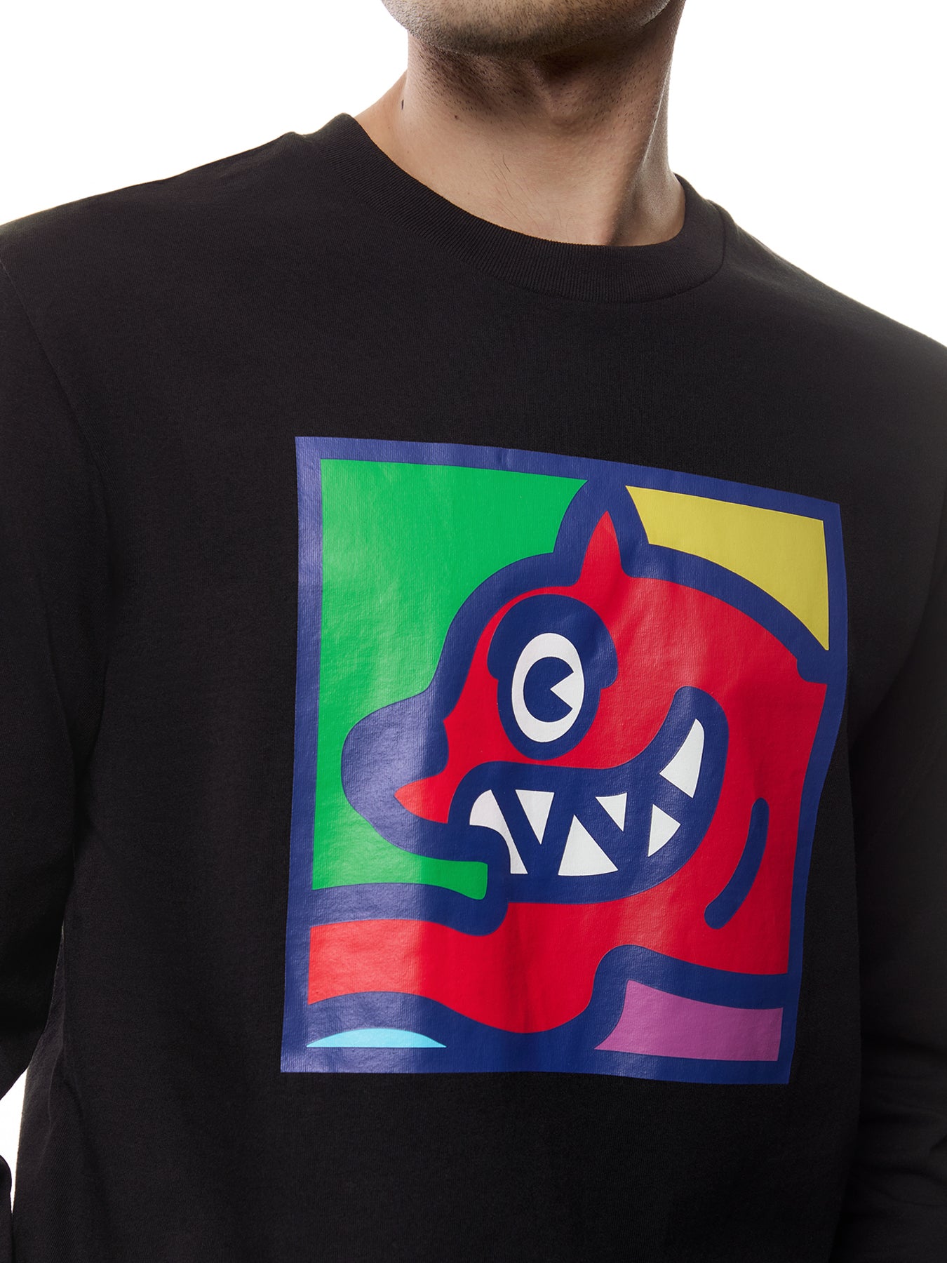Pop Art Running Dog L/S T-Shirt