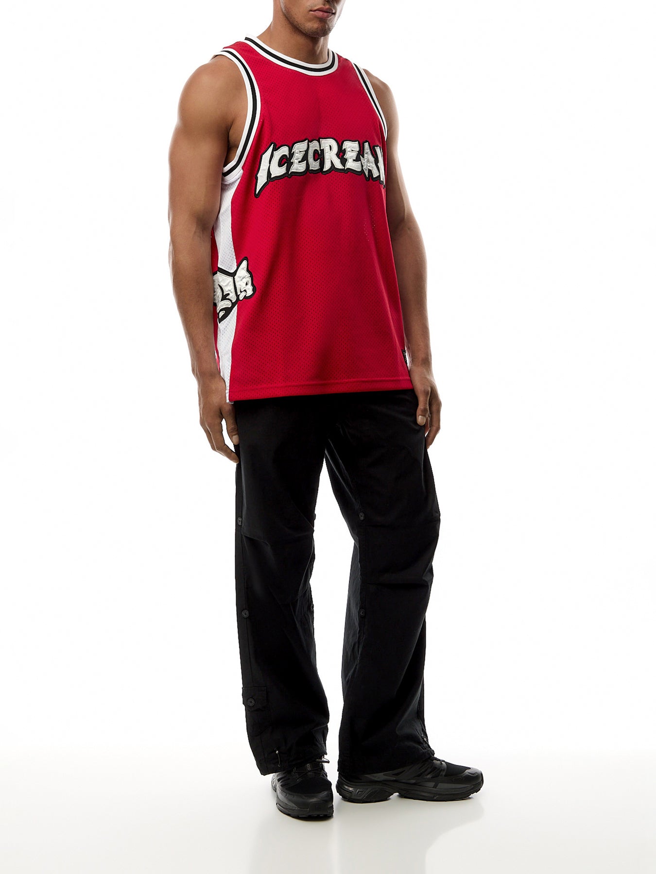 Running Puppy Applique Basketball Vest