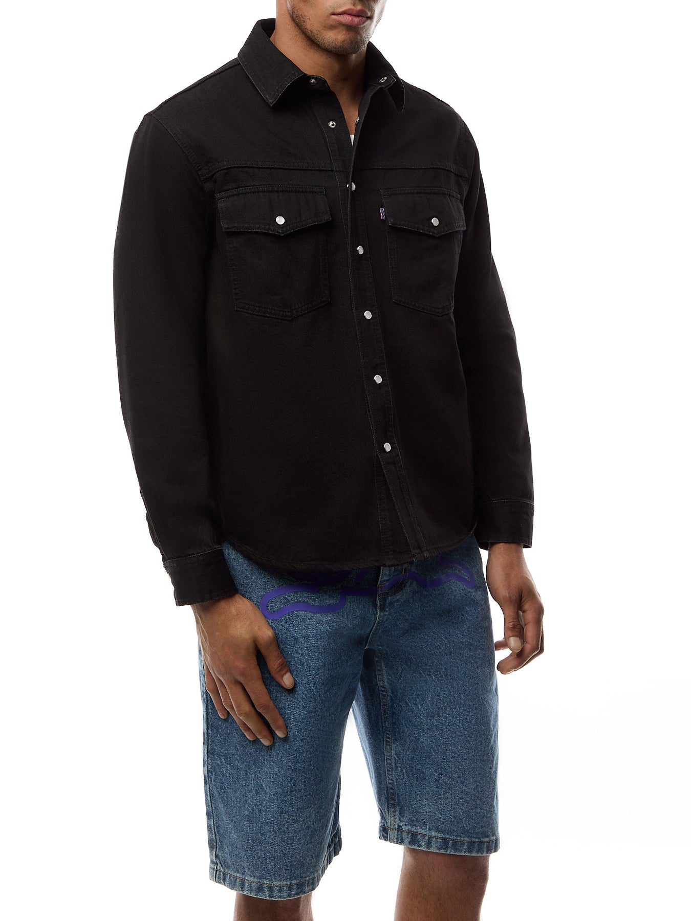 Running Dog Denim Shirt