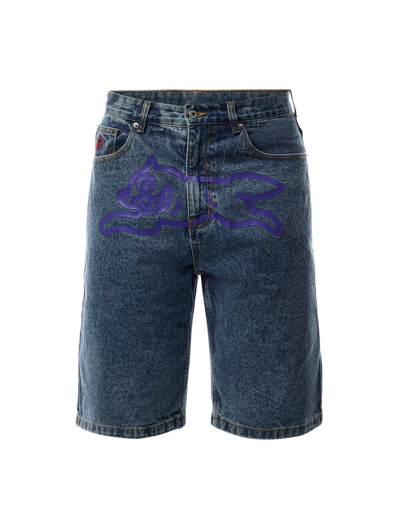 Running Dog Denim Shorts