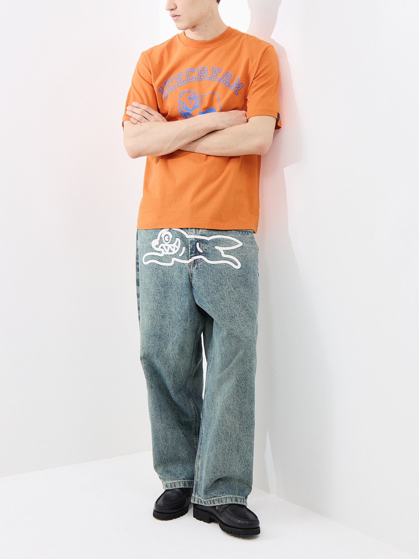 Running Dog Triple Scoop Denim Pant Vintage Wash