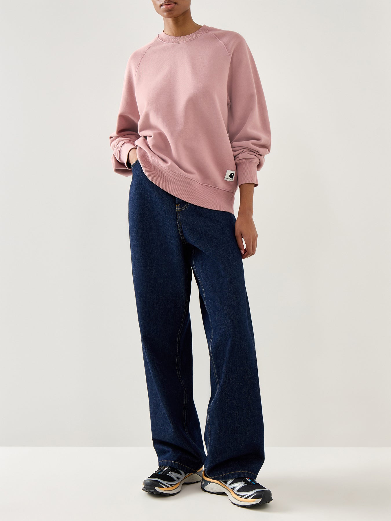 Hudson Long Sleeves Sweatshirt Pink