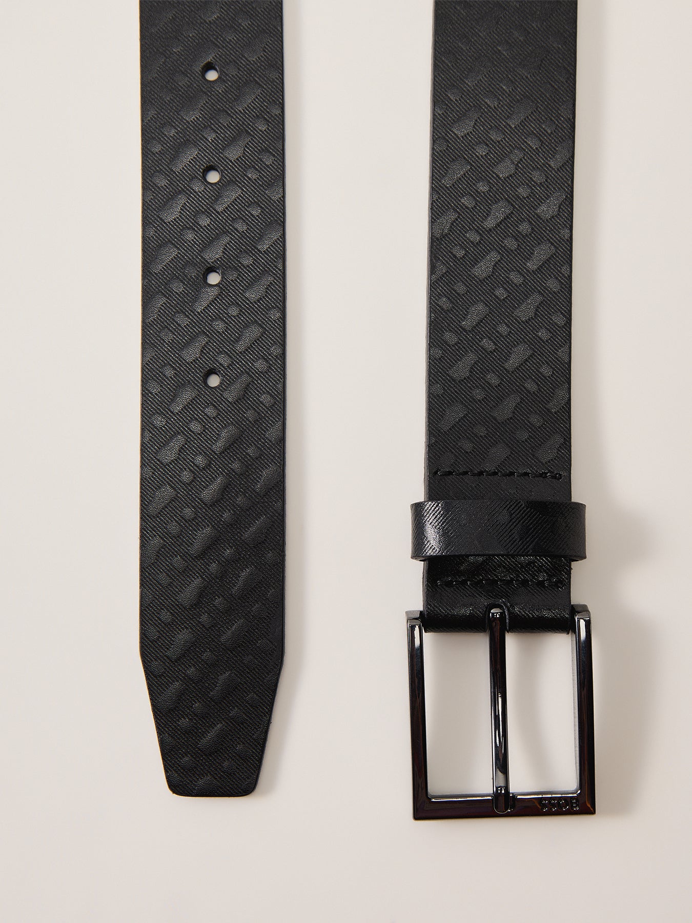 Barn Bmono Leather Belt Black
