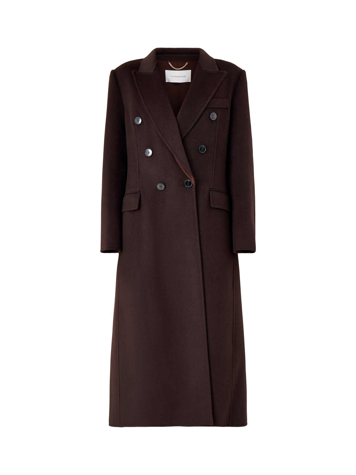 Double Faced Overcoat Double Breasted Maxi Cashmere Blend