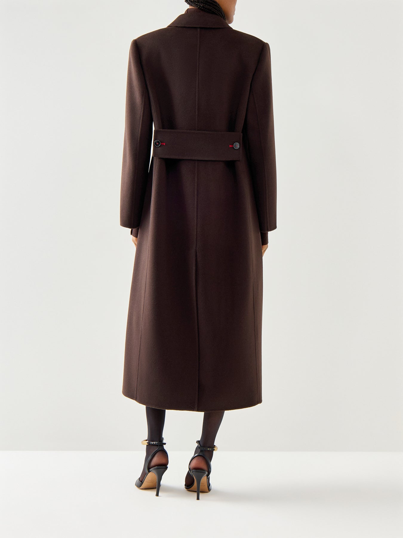 Double Faced Overcoat Double Breasted Maxi Cashmere Blend
