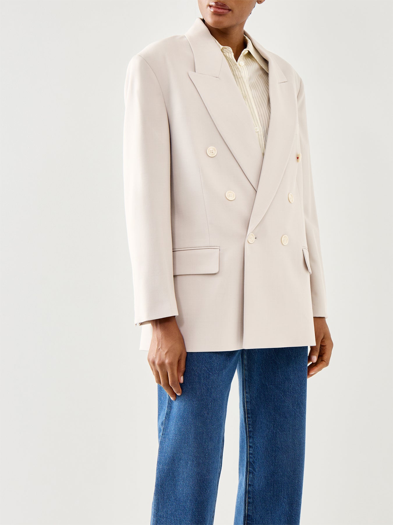 Relaxed Double Breasted Jacket