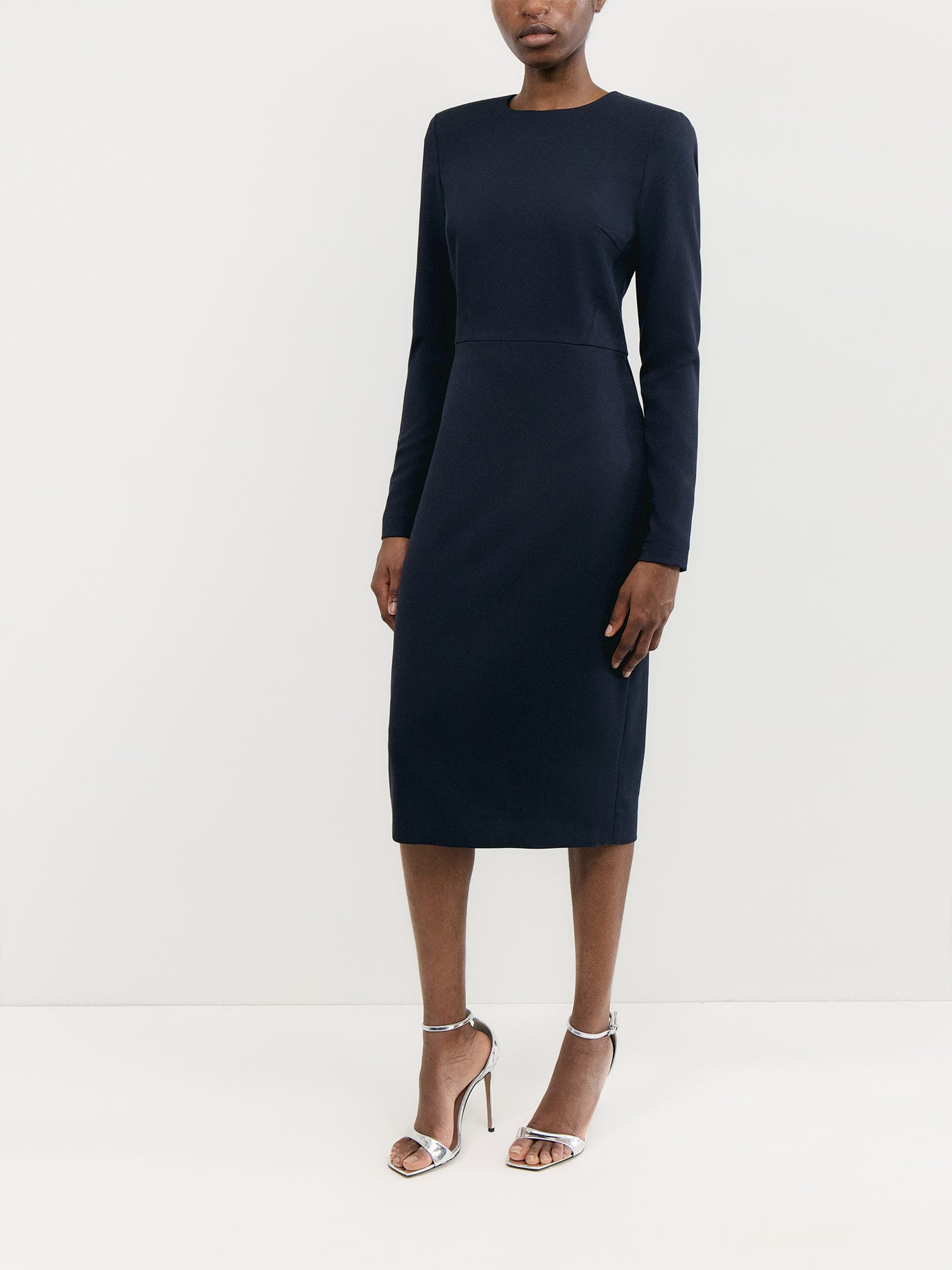 LONG SLEEVE T-SHIRT FITTED DRESS