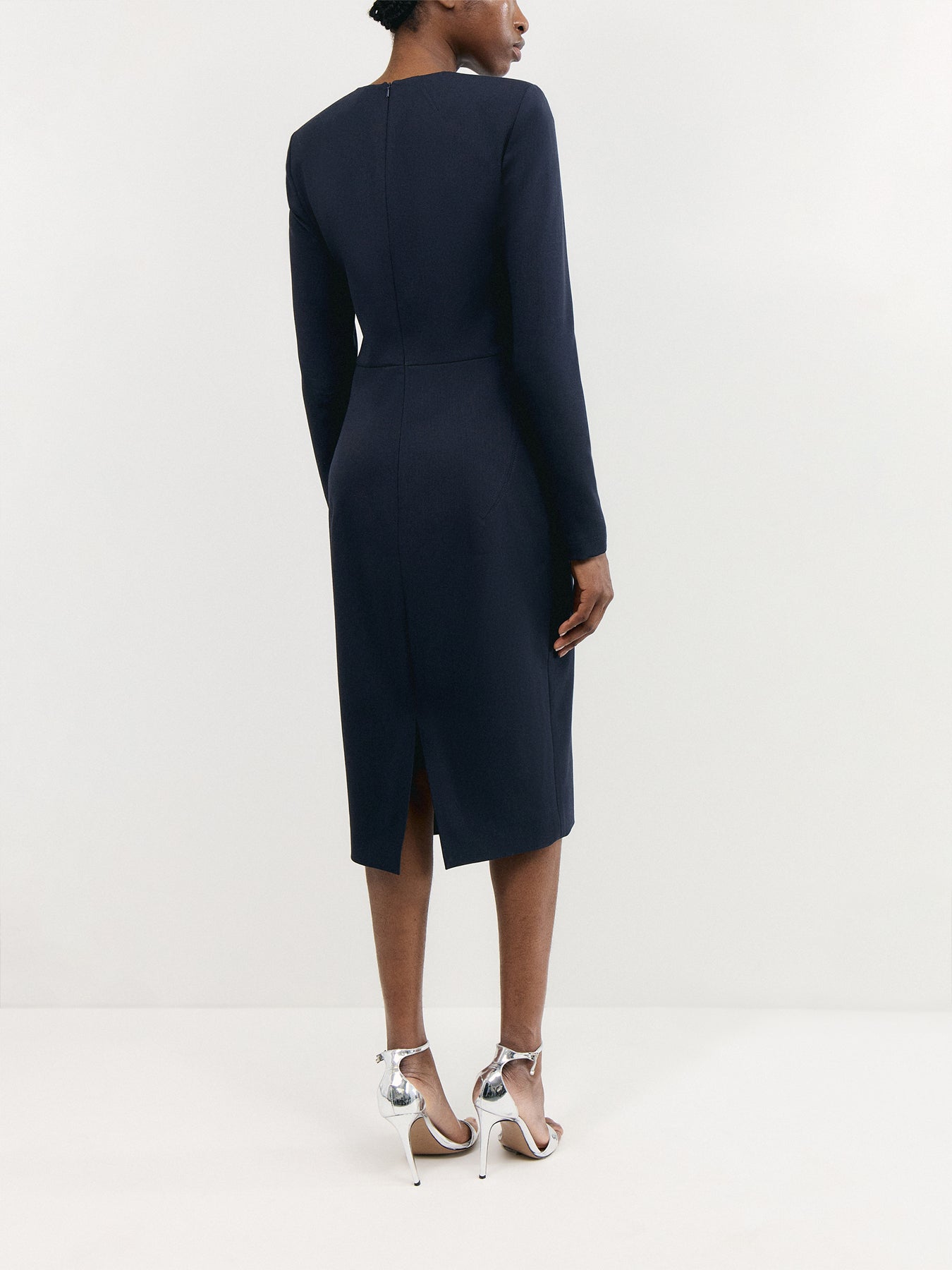 LONG SLEEVE T-SHIRT FITTED DRESS