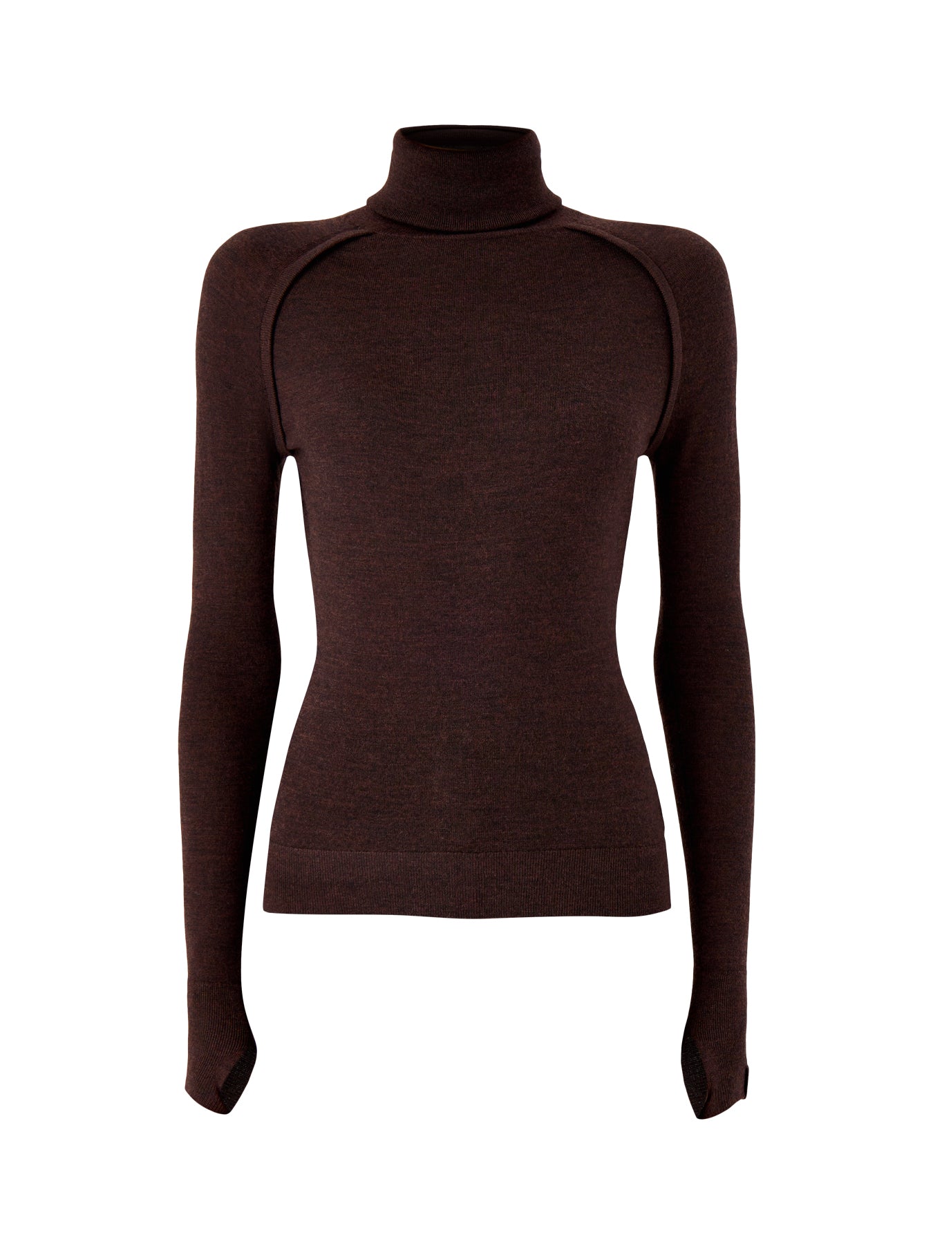 High Neck Knitted Top
