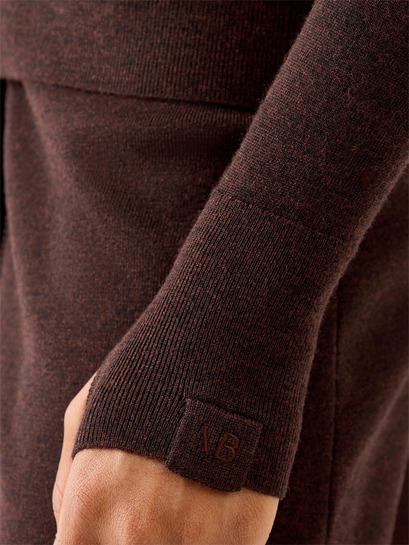 High Neck Knitted Top