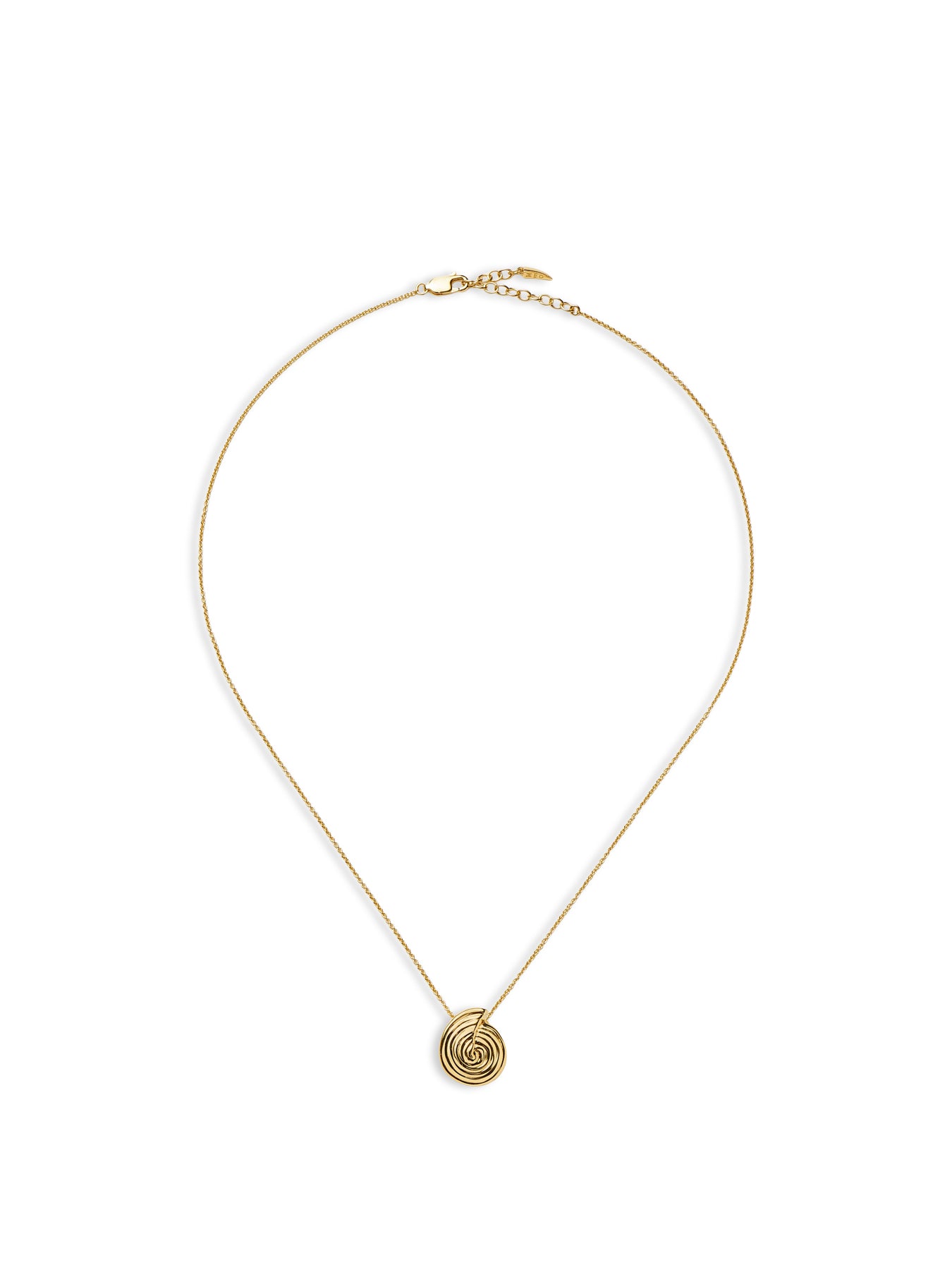 Spiral Mini Pendant Necklace