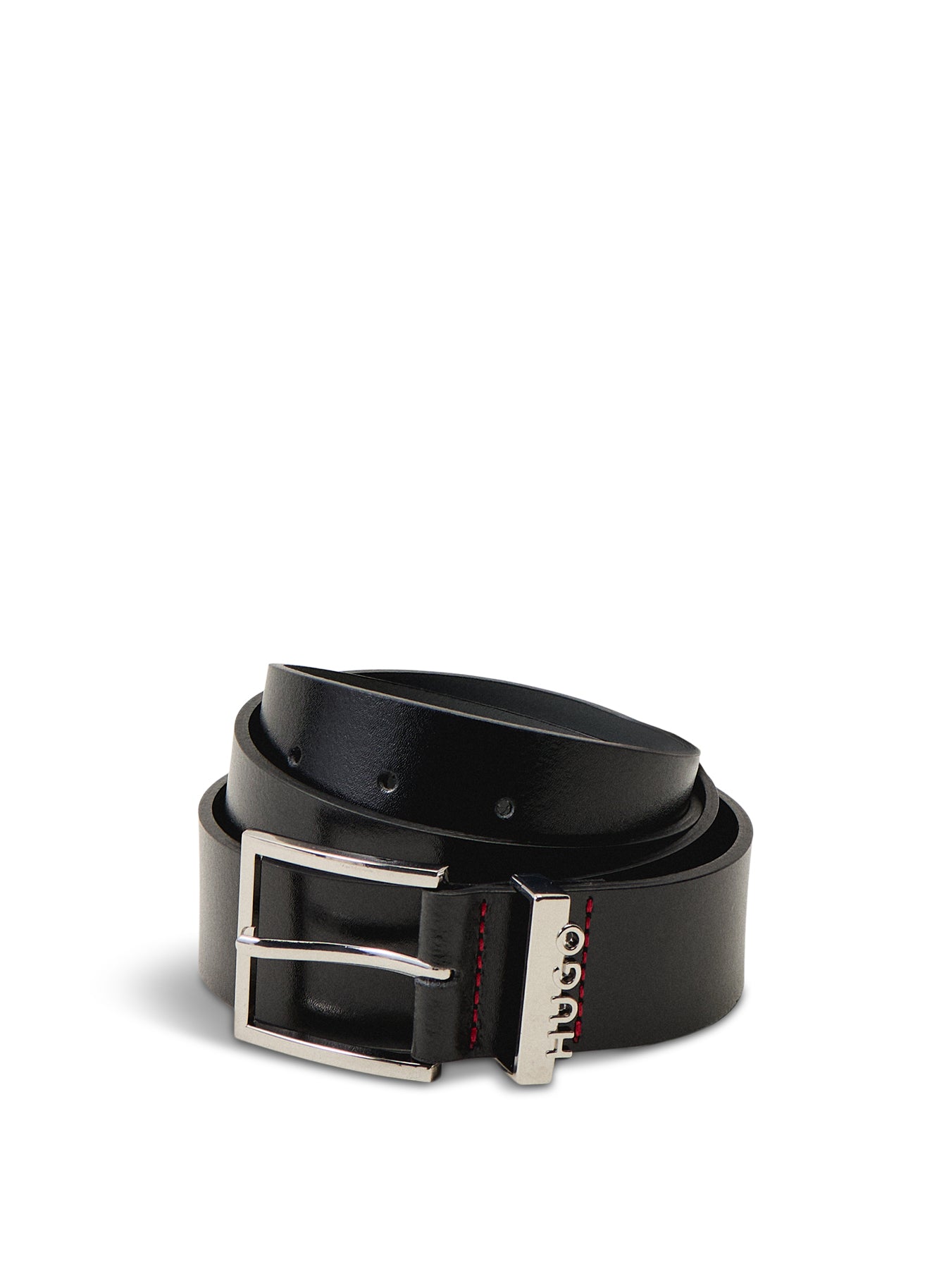 Leather Black Geek Belt