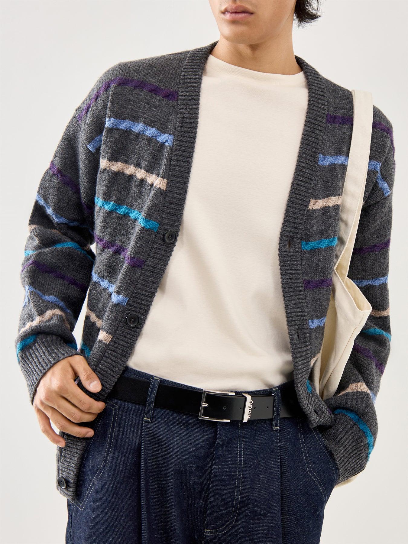 Leather Black Geek Belt