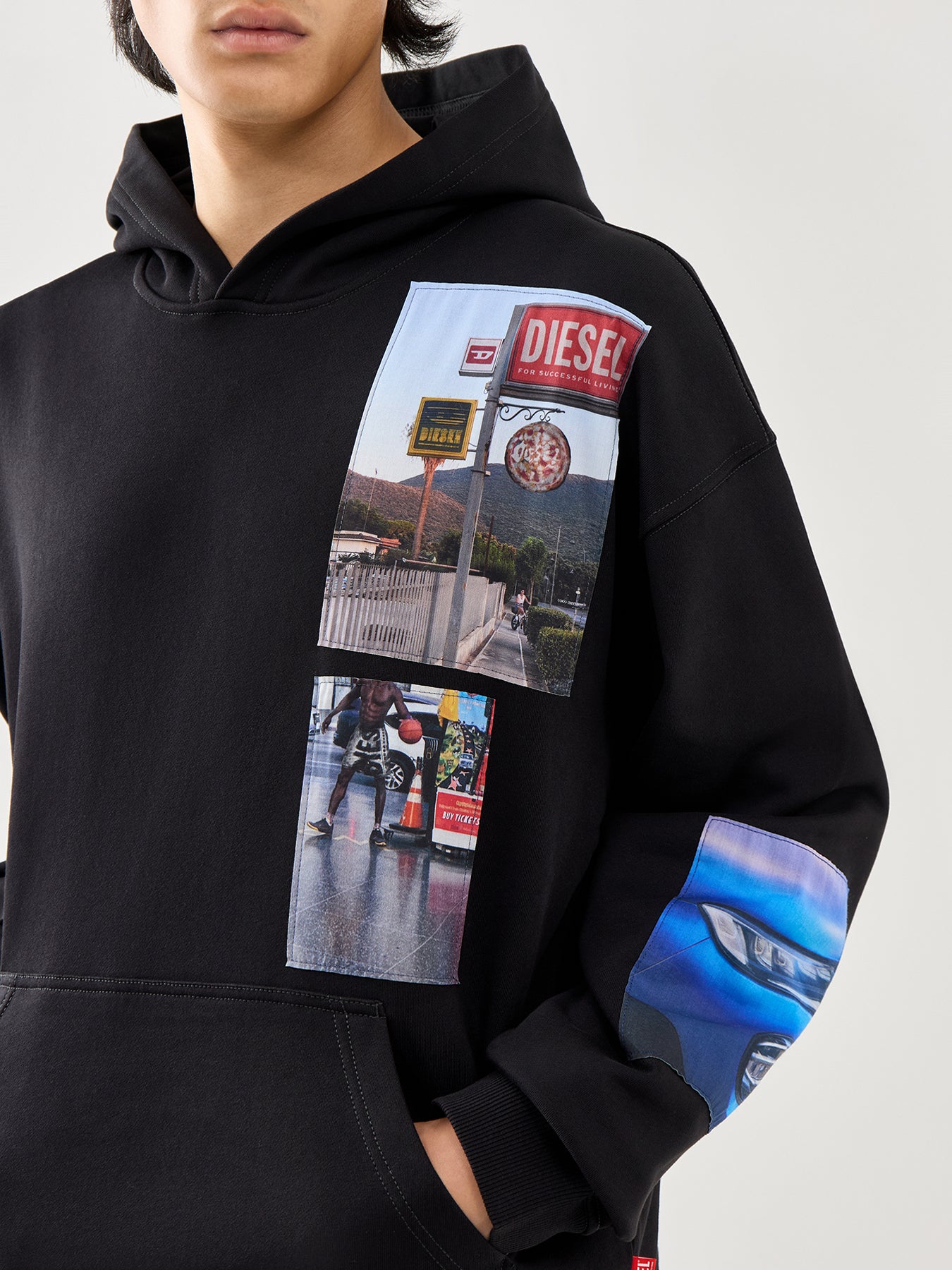 Cotton Black S-Boxt-Hood-T6 Hoodie