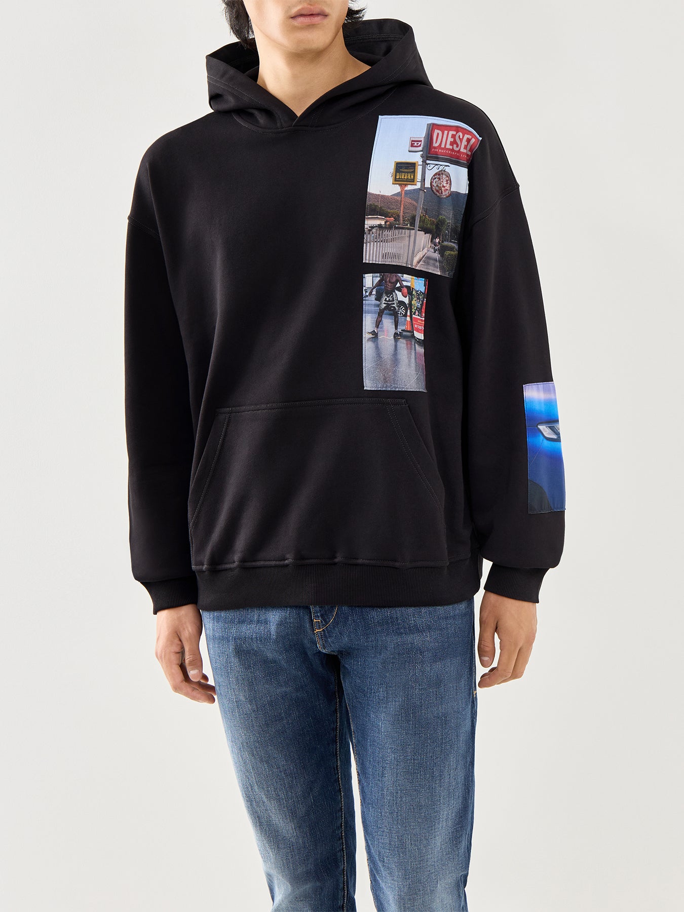 Cotton Black S-Boxt-Hood-T6 Hoodie