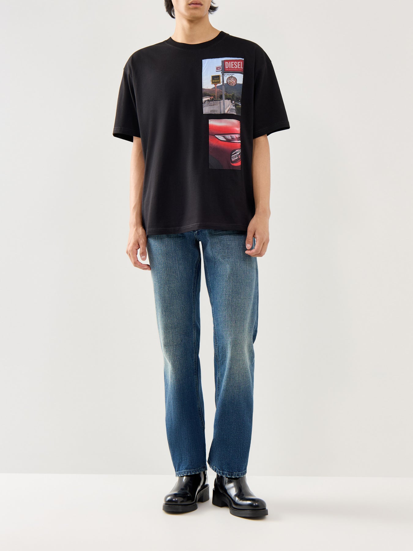 Cotton Black T-Boxt-T3 T-Shirt