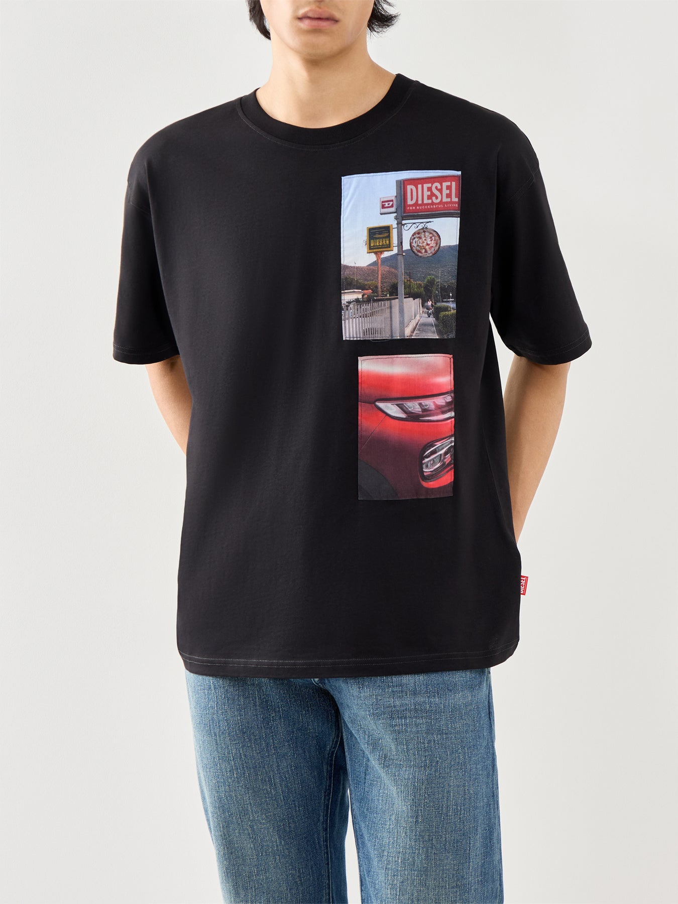 Cotton Black T-Boxt-T3 T-Shirt