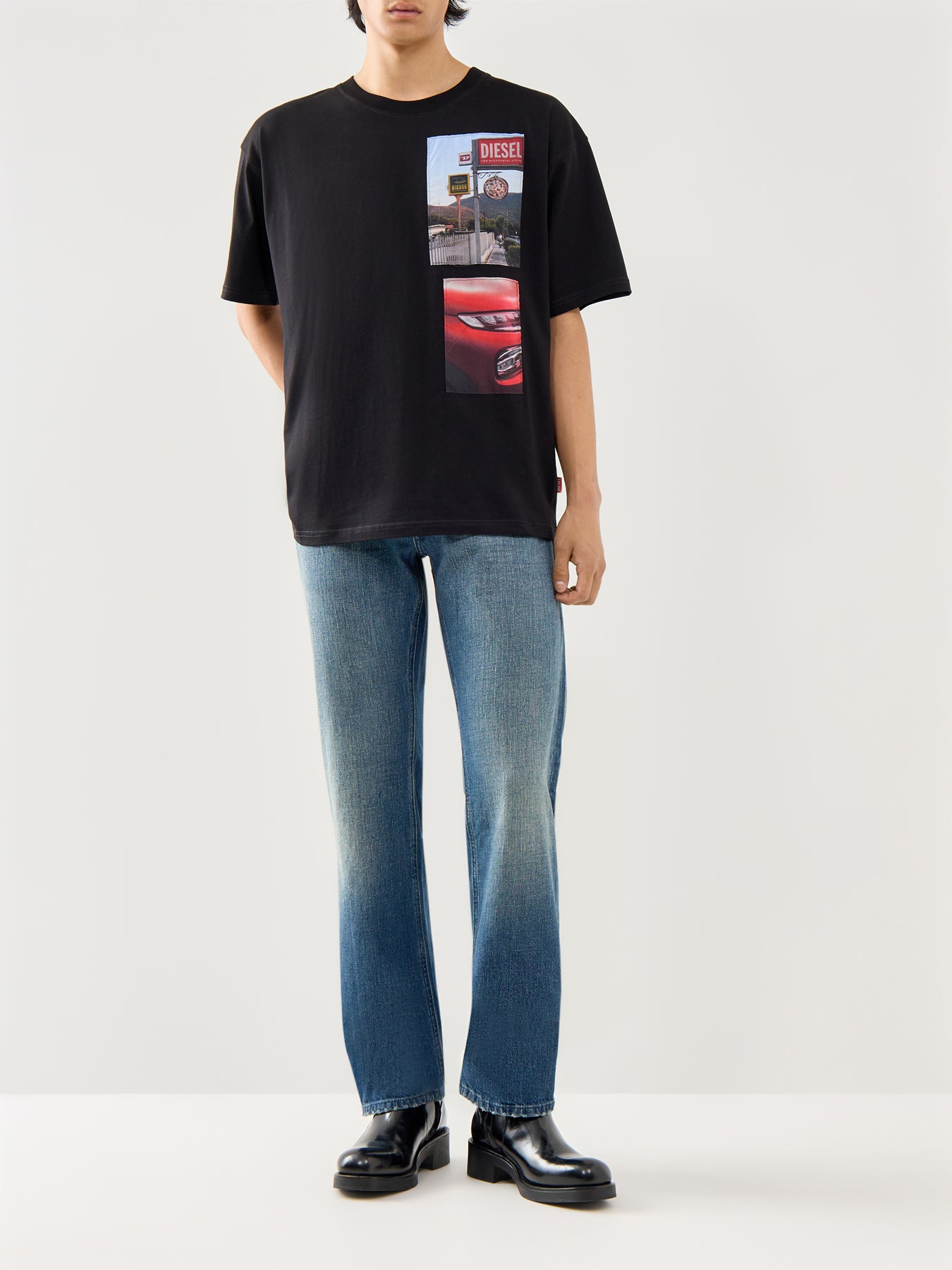 Mid Blue 1985 Larkee Tapered Fit Jeans