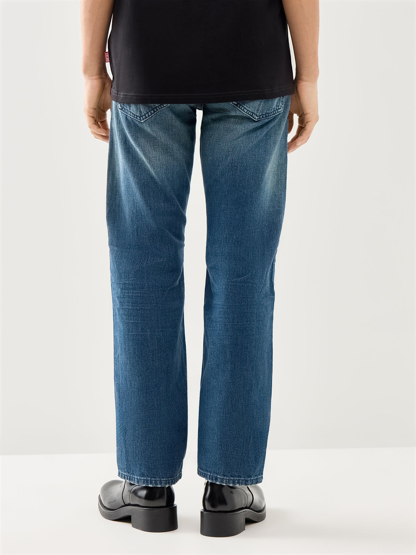 Mid Blue 1985 Larkee Tapered Fit Jeans