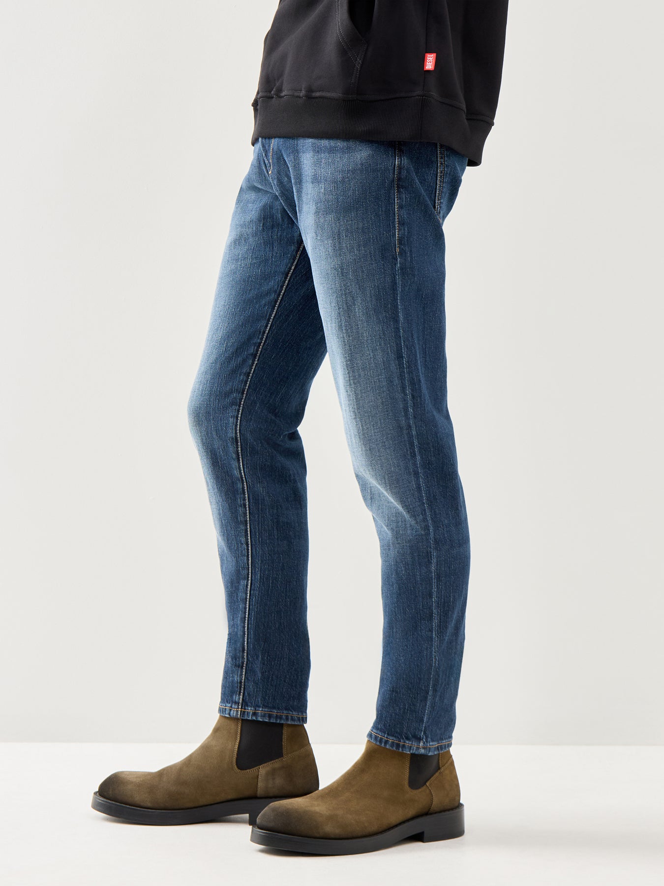 Mid Blue 2019 D-Strukt Slim Fit Jeans