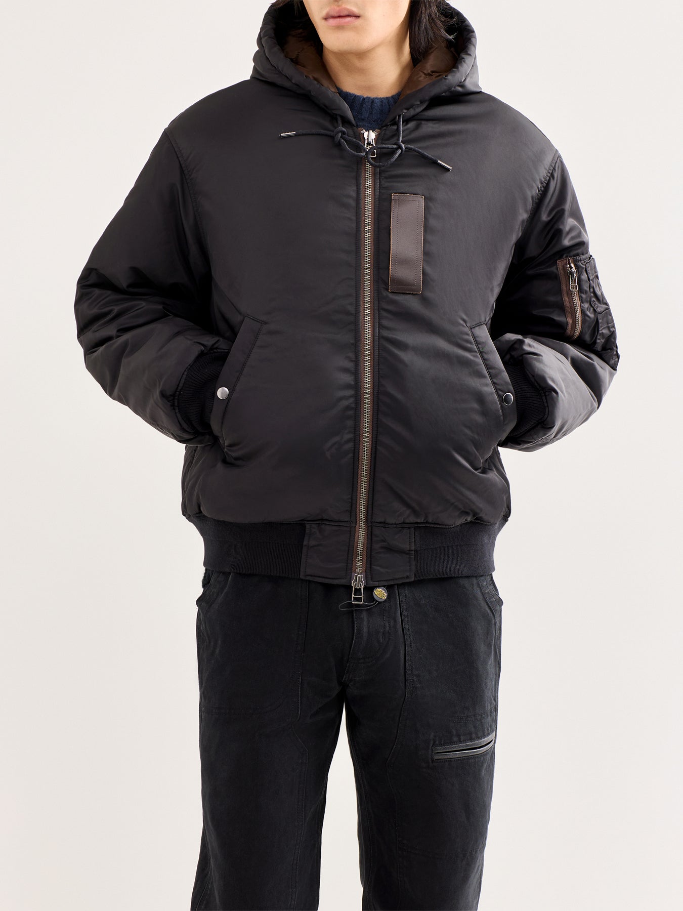 Active MA-1 Hooded Parka Black