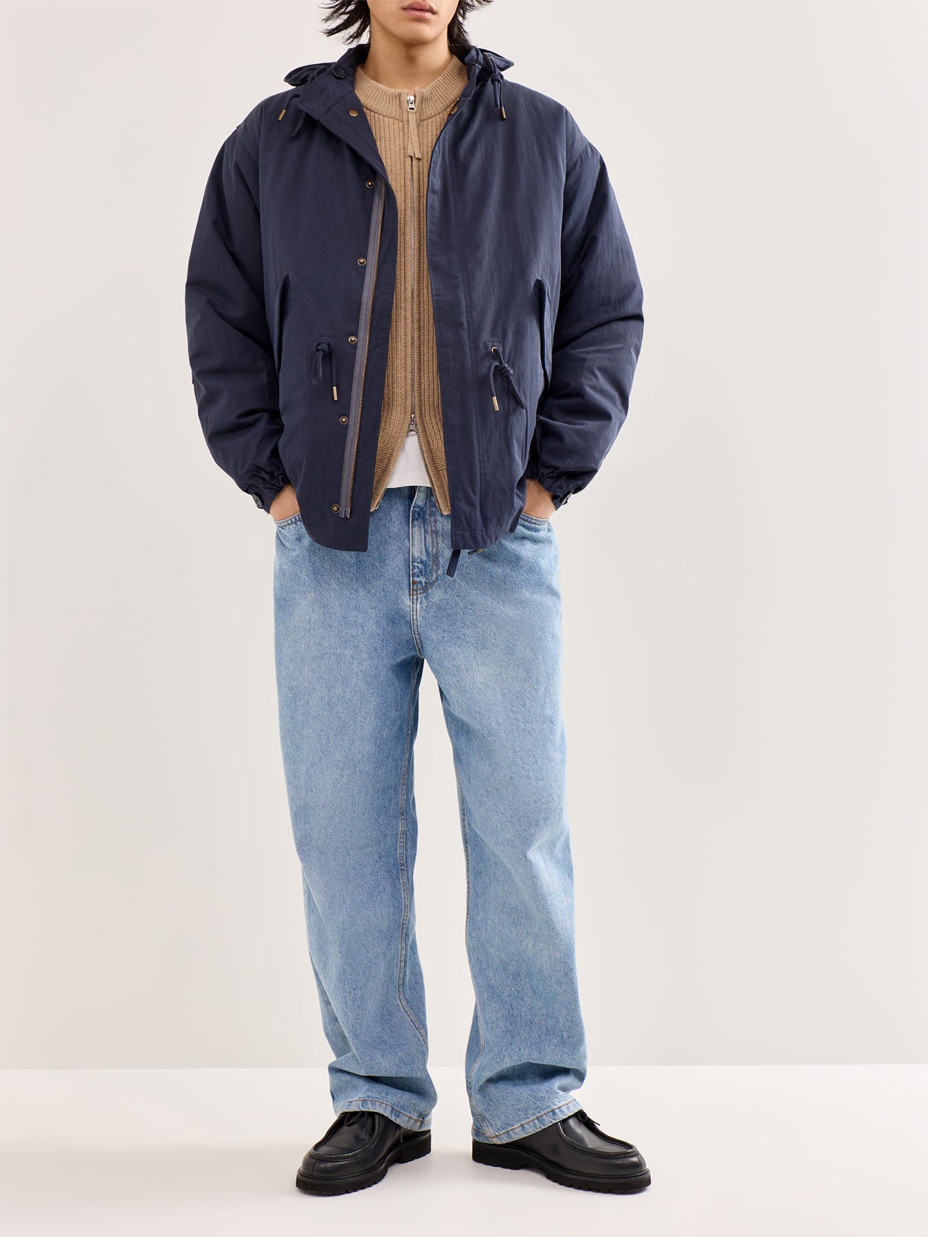 Fishtail Jacket Navy