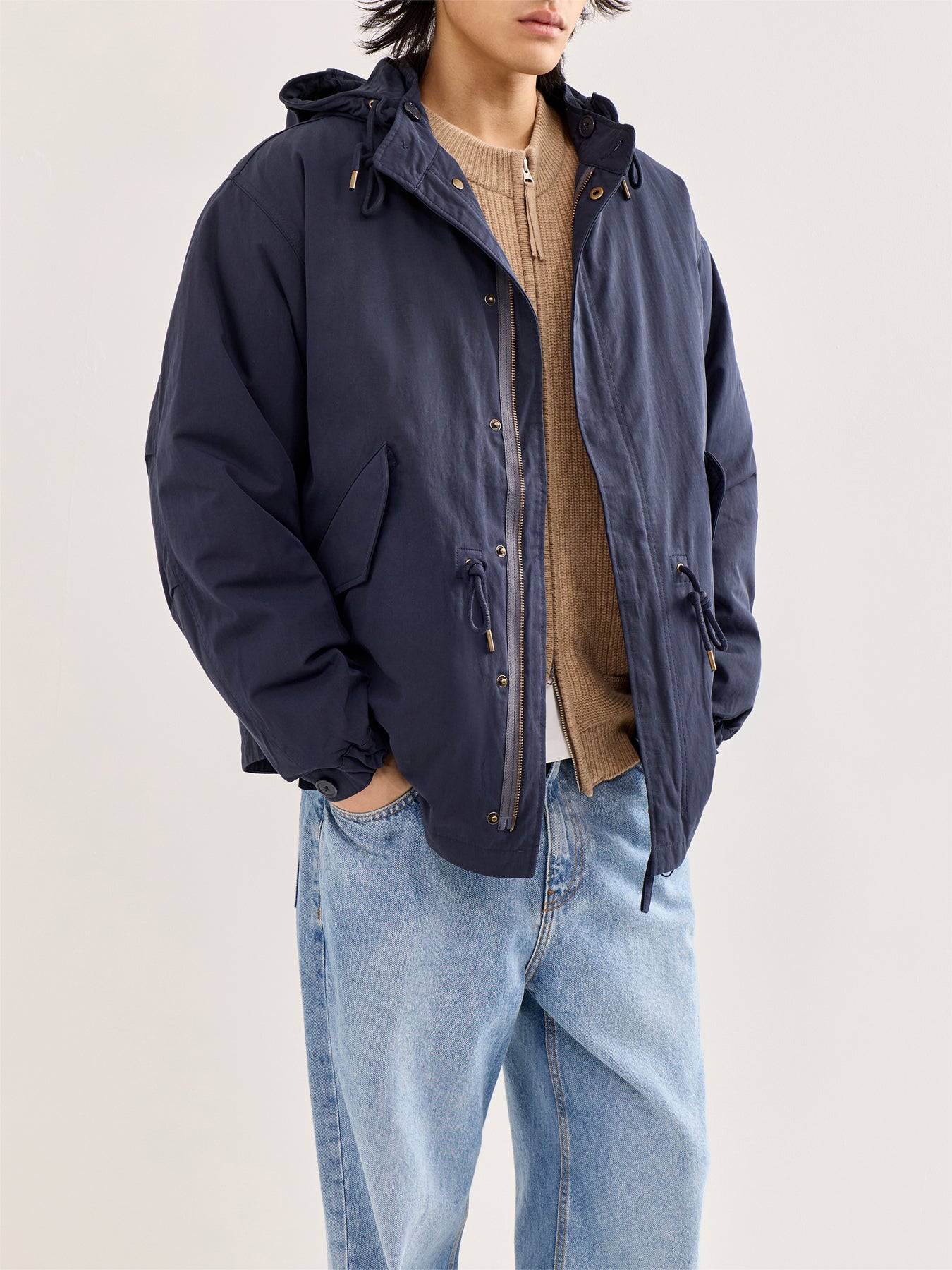 Fishtail Jacket Navy