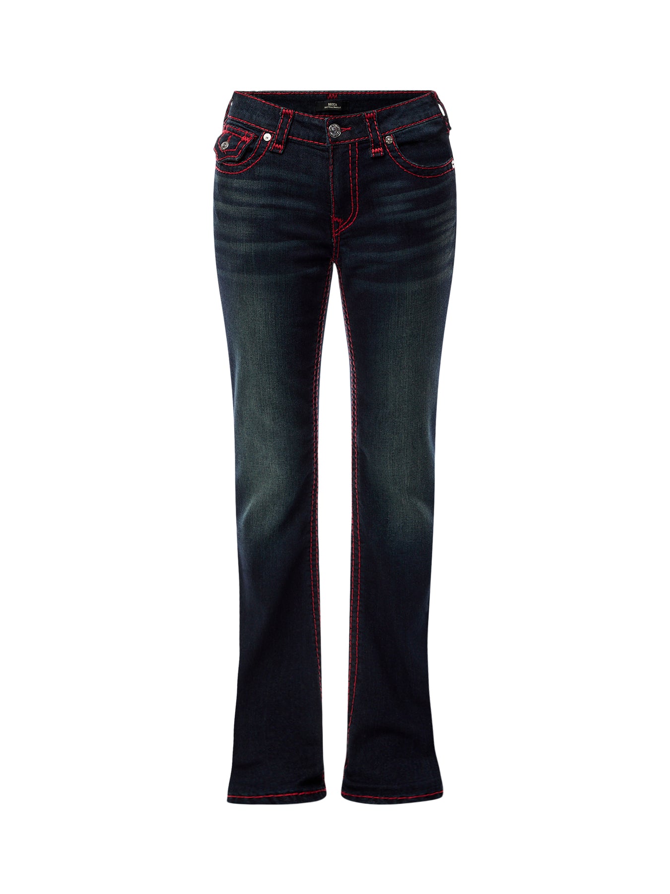 Becca MR Boot Jeans Rhinestone Super T Flap