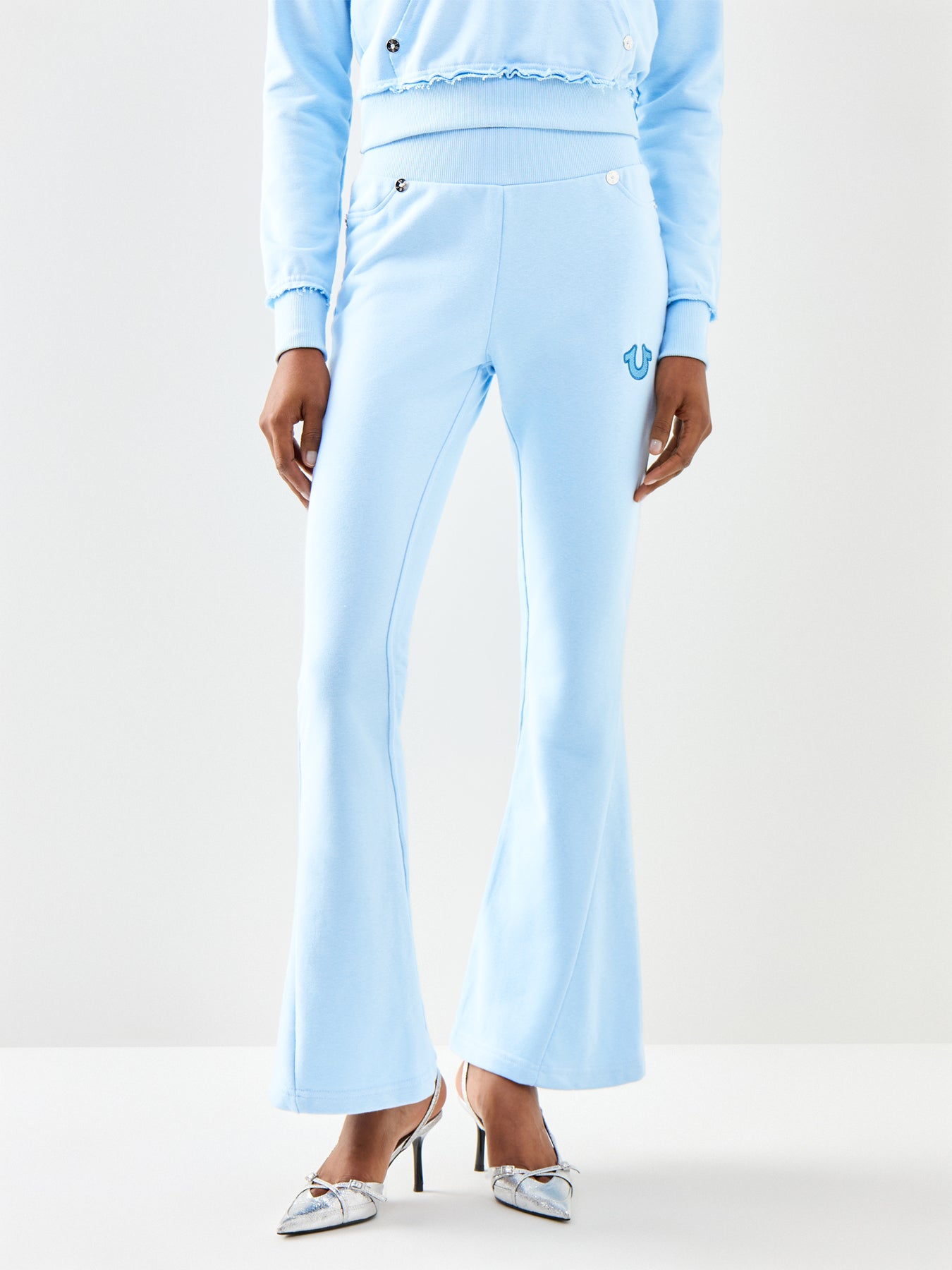 Mr Joey Flare Terry Pants Raw Edge