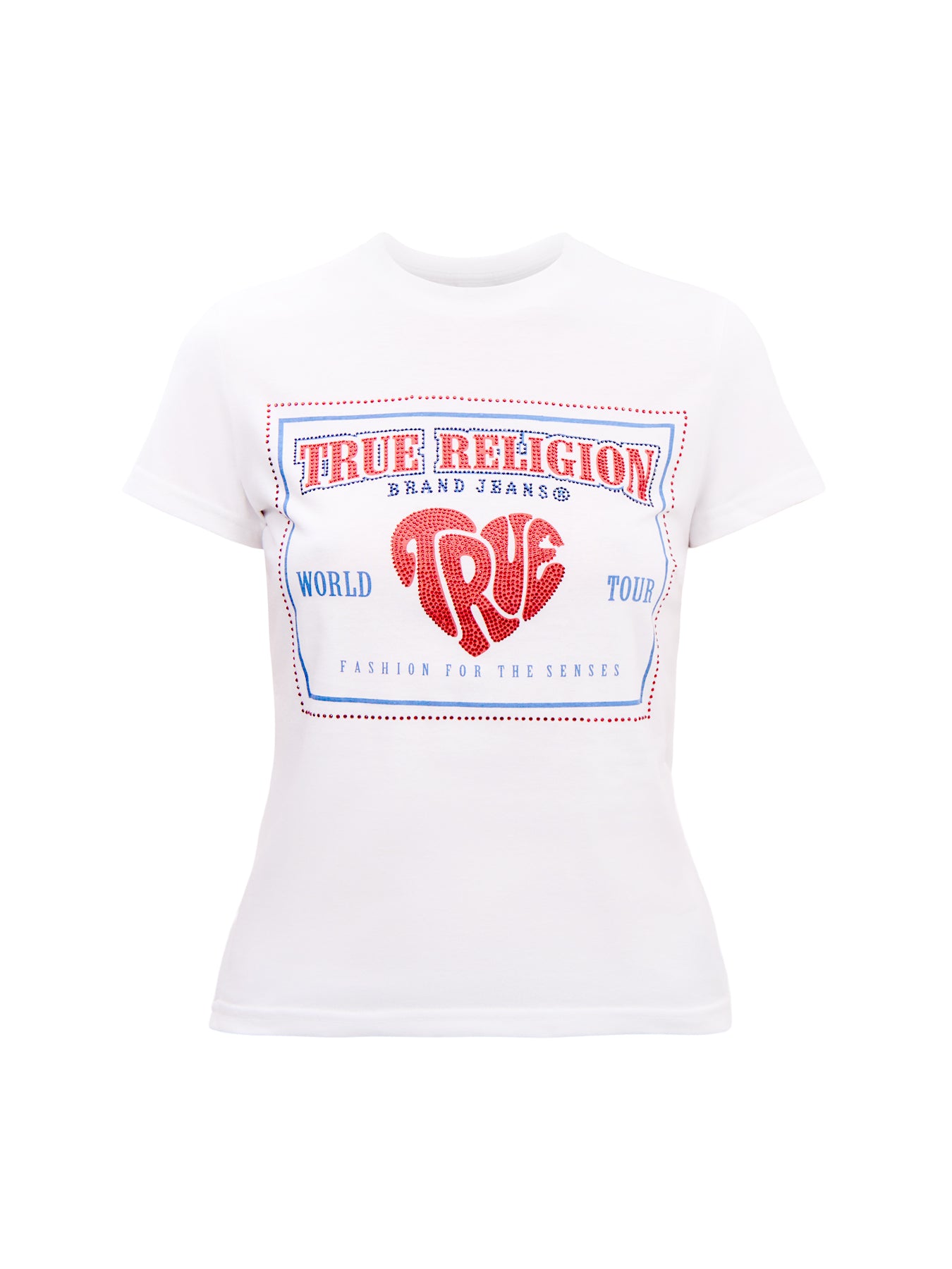 Crystal TR Logo Crew Neck Tee